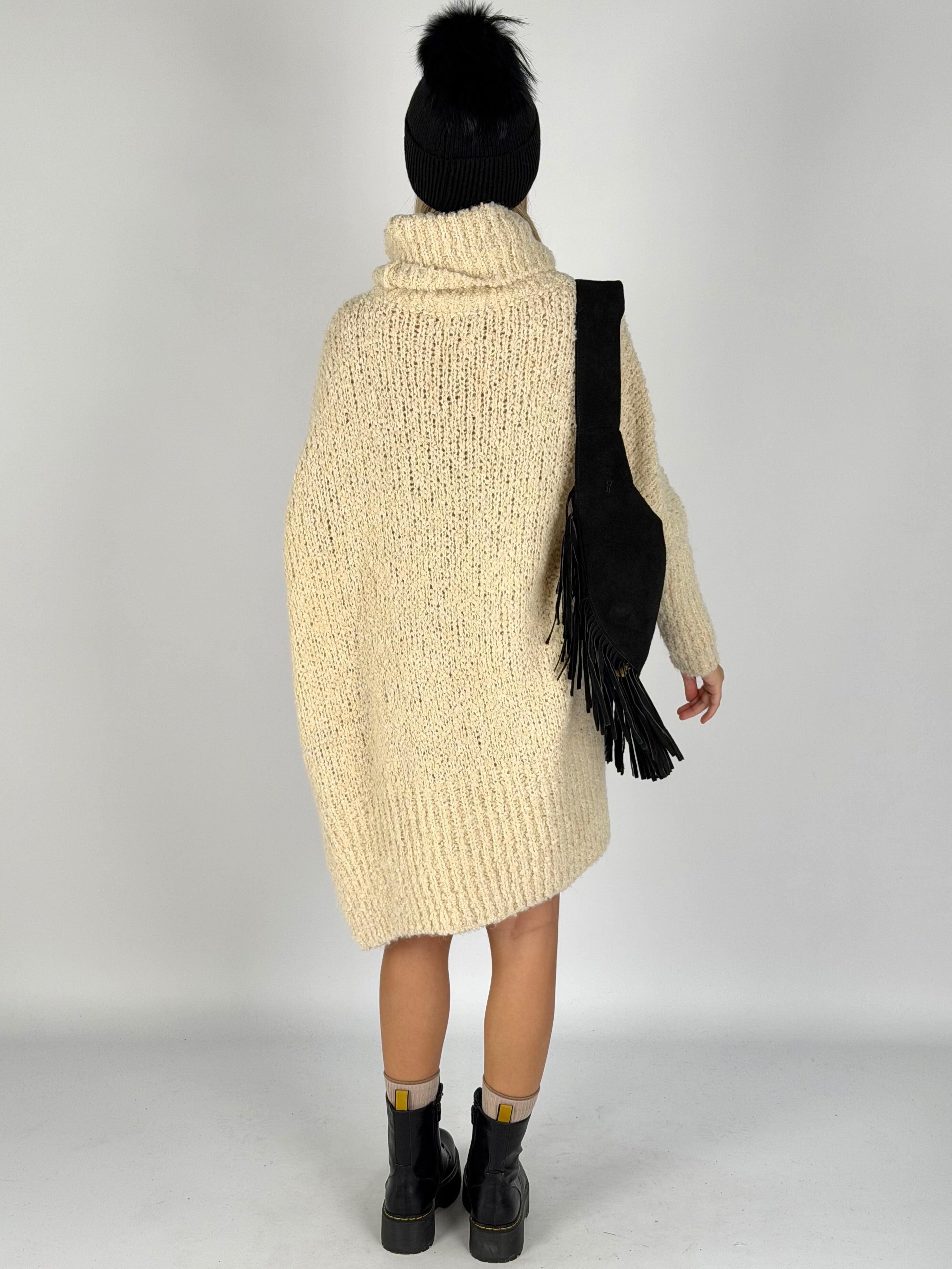 Abito maglia Marzia beige