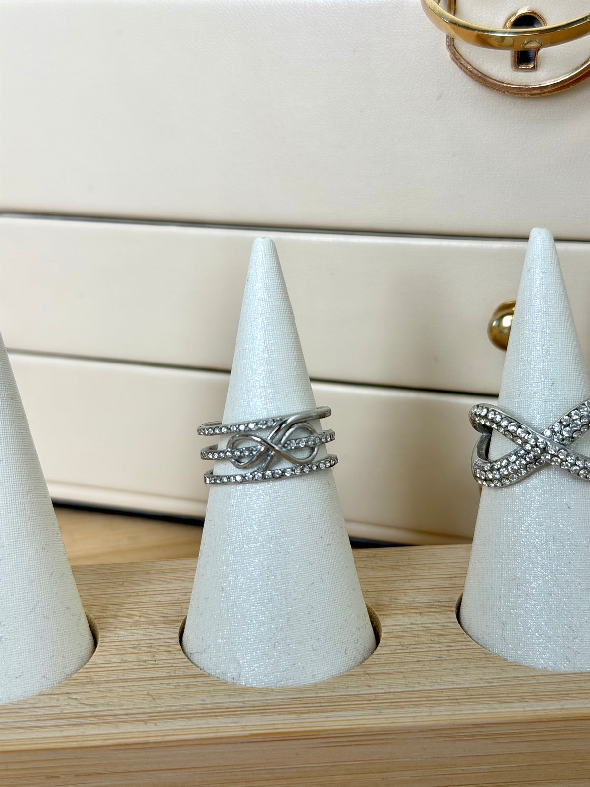 Anello 3 fasce - collezione infinito