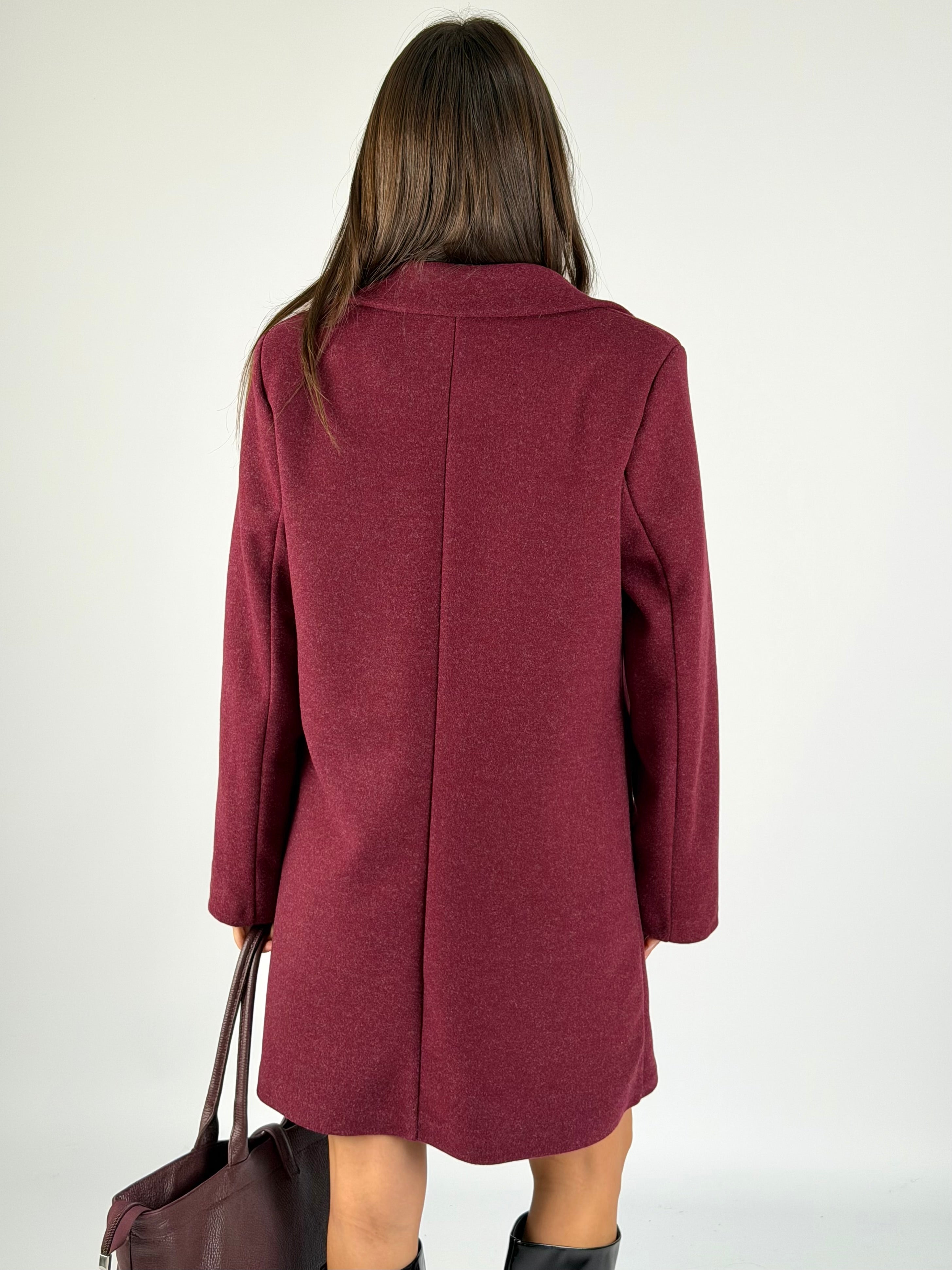 Cappotto Blair bordeaux