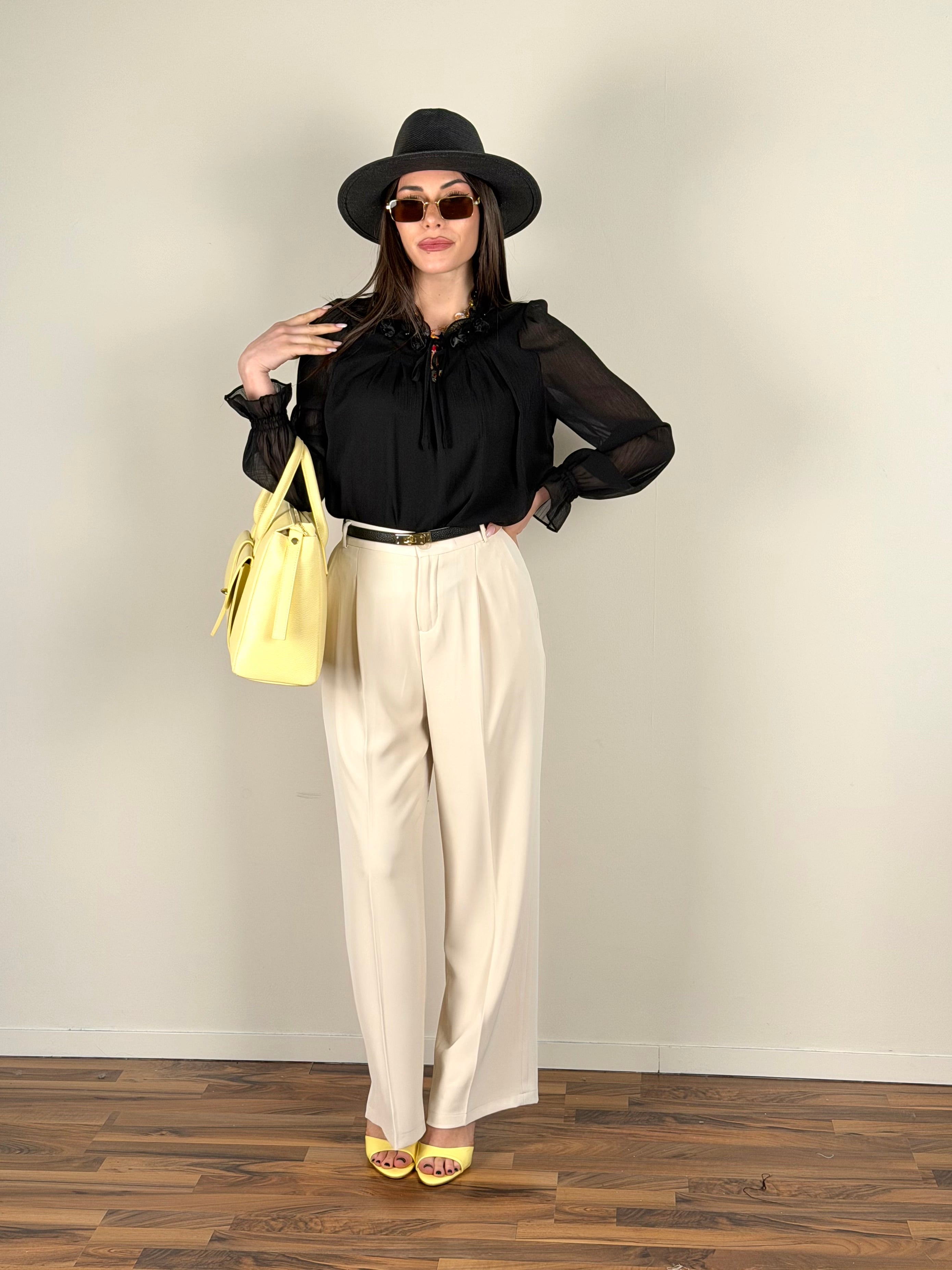 Camicia Cairo nera
