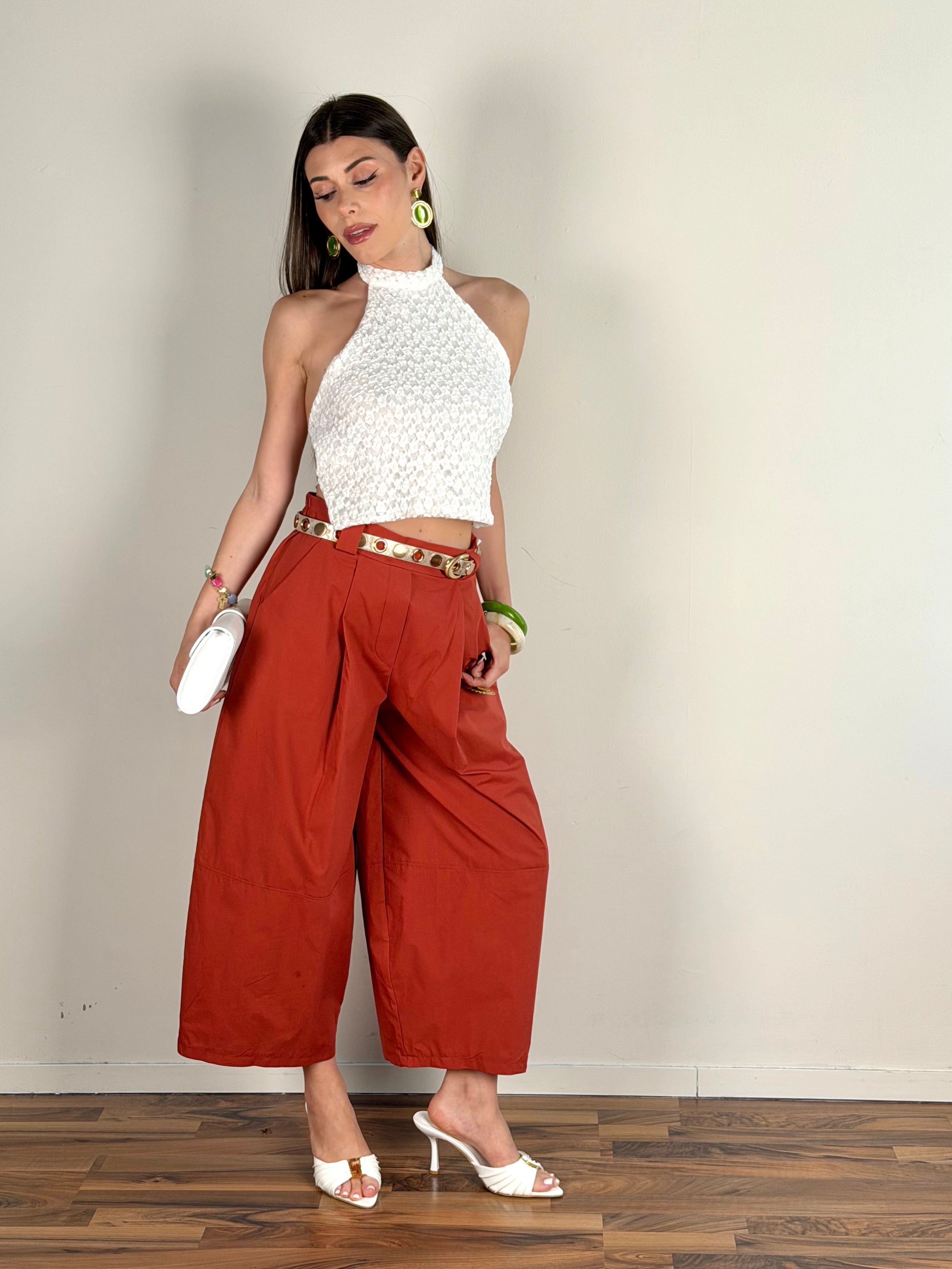 Top Lumi bianco