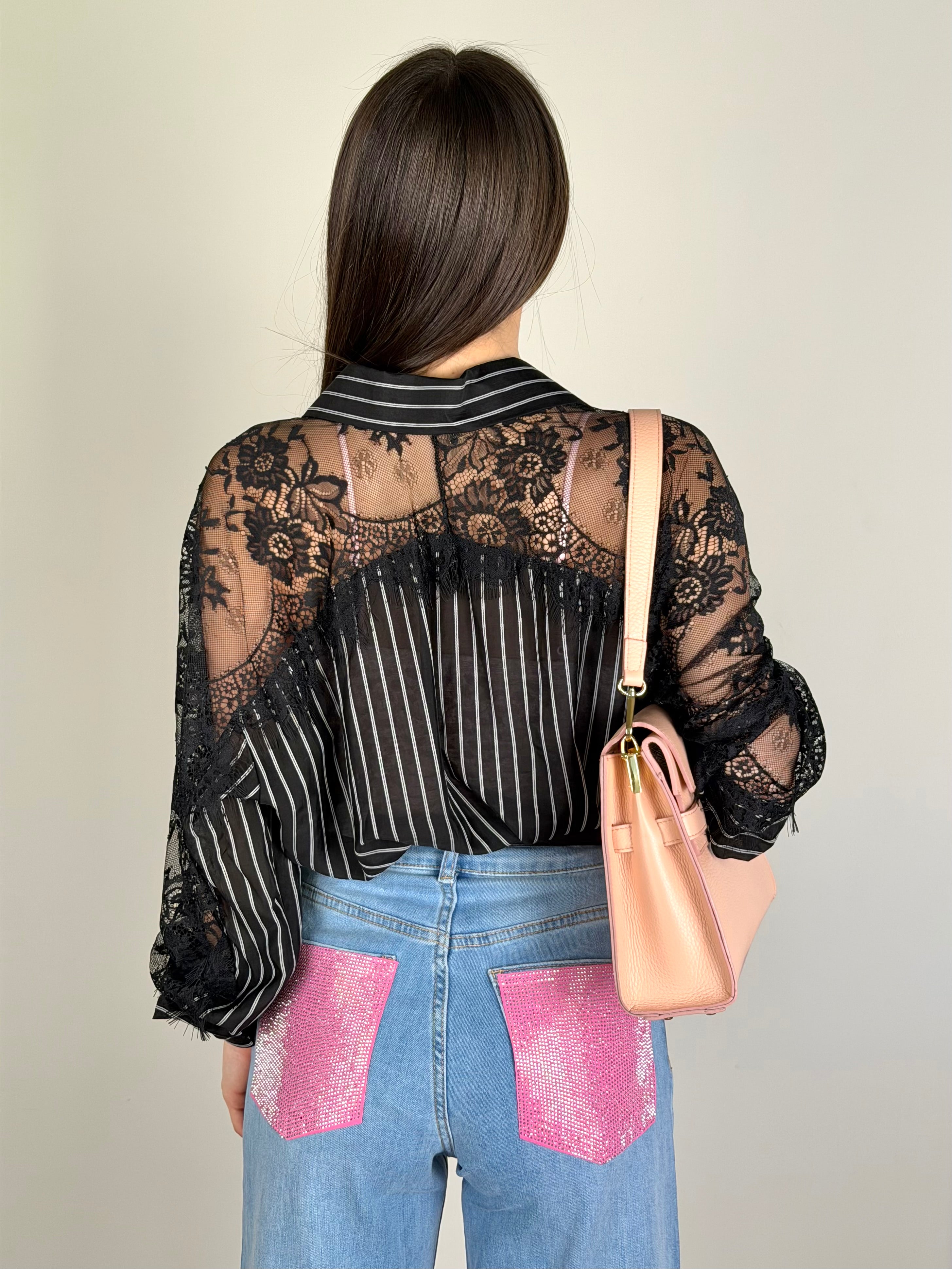 Camicia Baby-doll nera