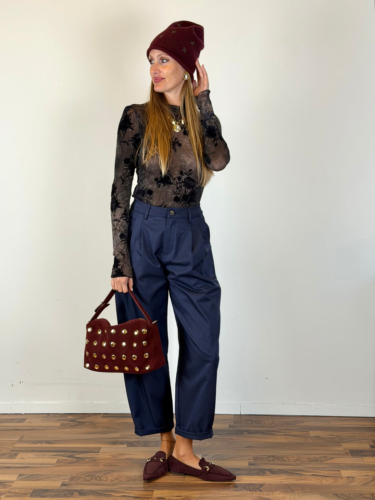Pantalone James blu