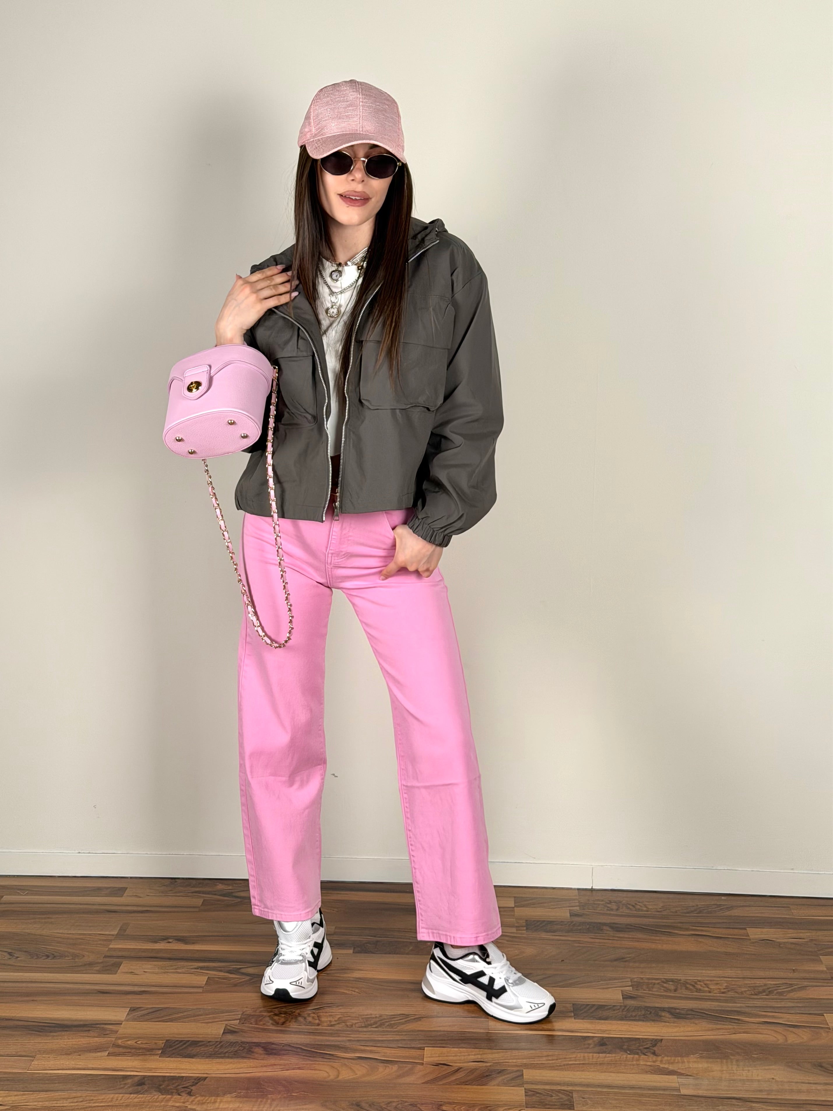 Bomber Stay chic grigio