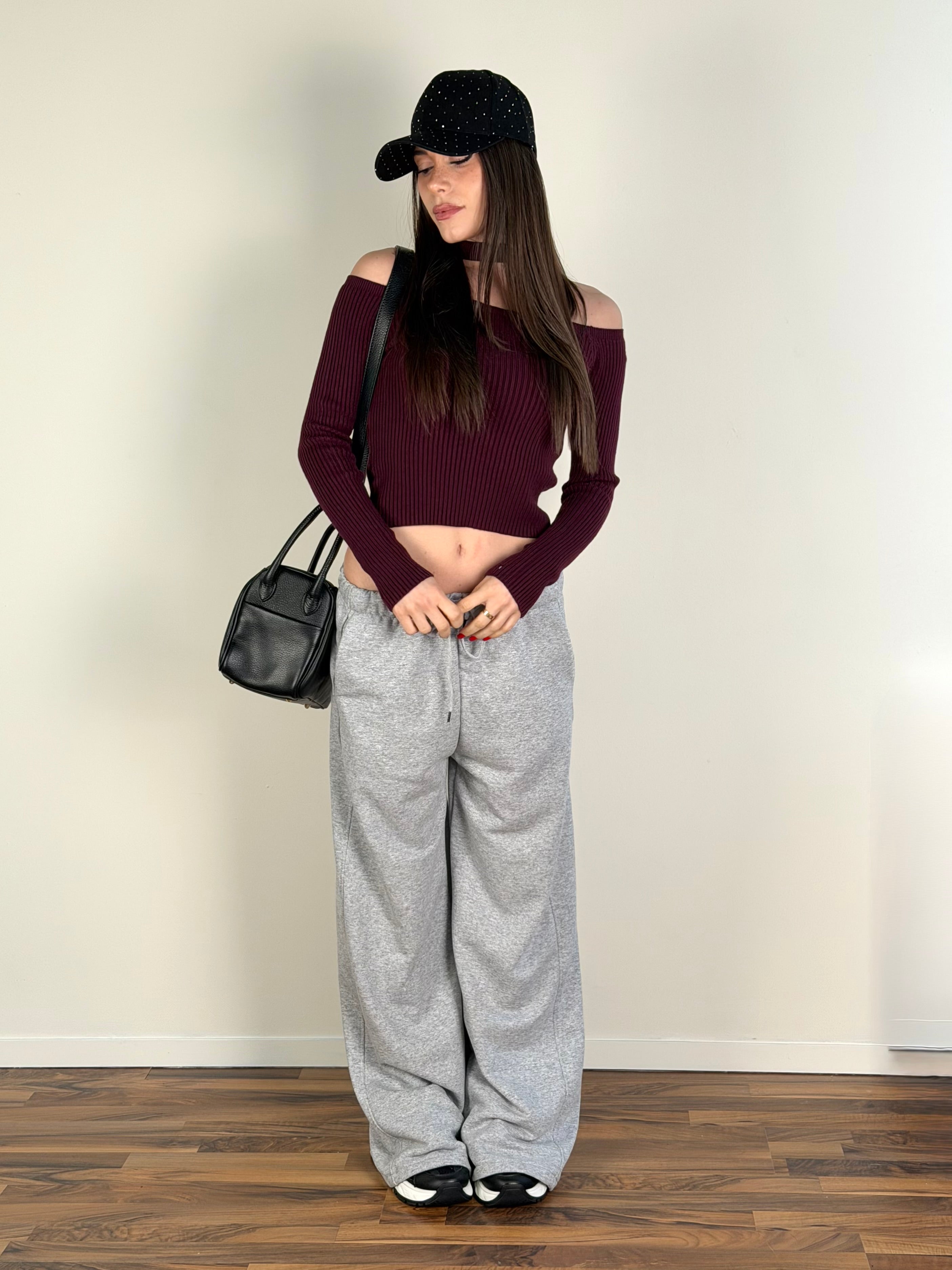 Pantalone tuta City grigio