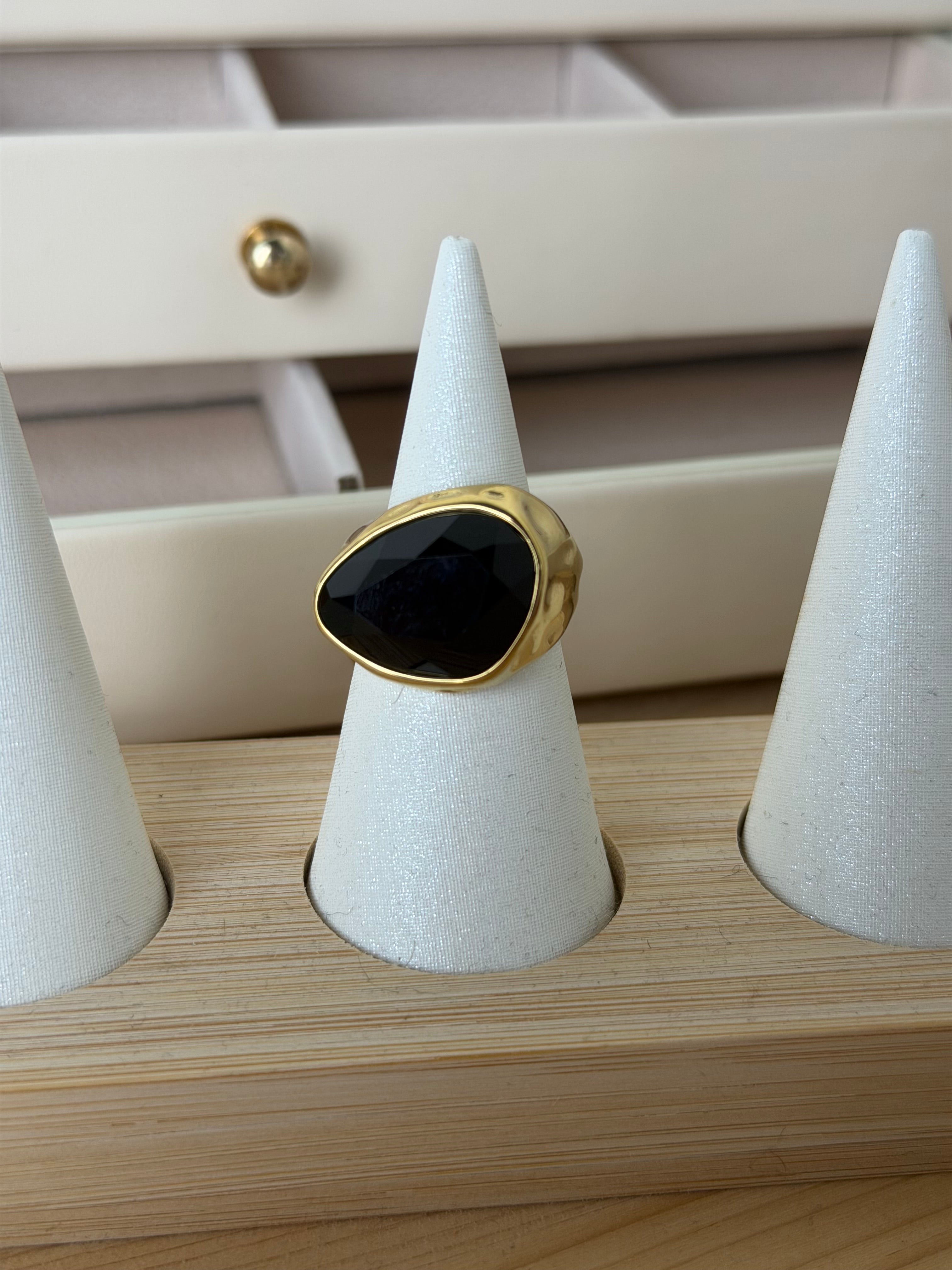 Anello passion nero - Collezione passion