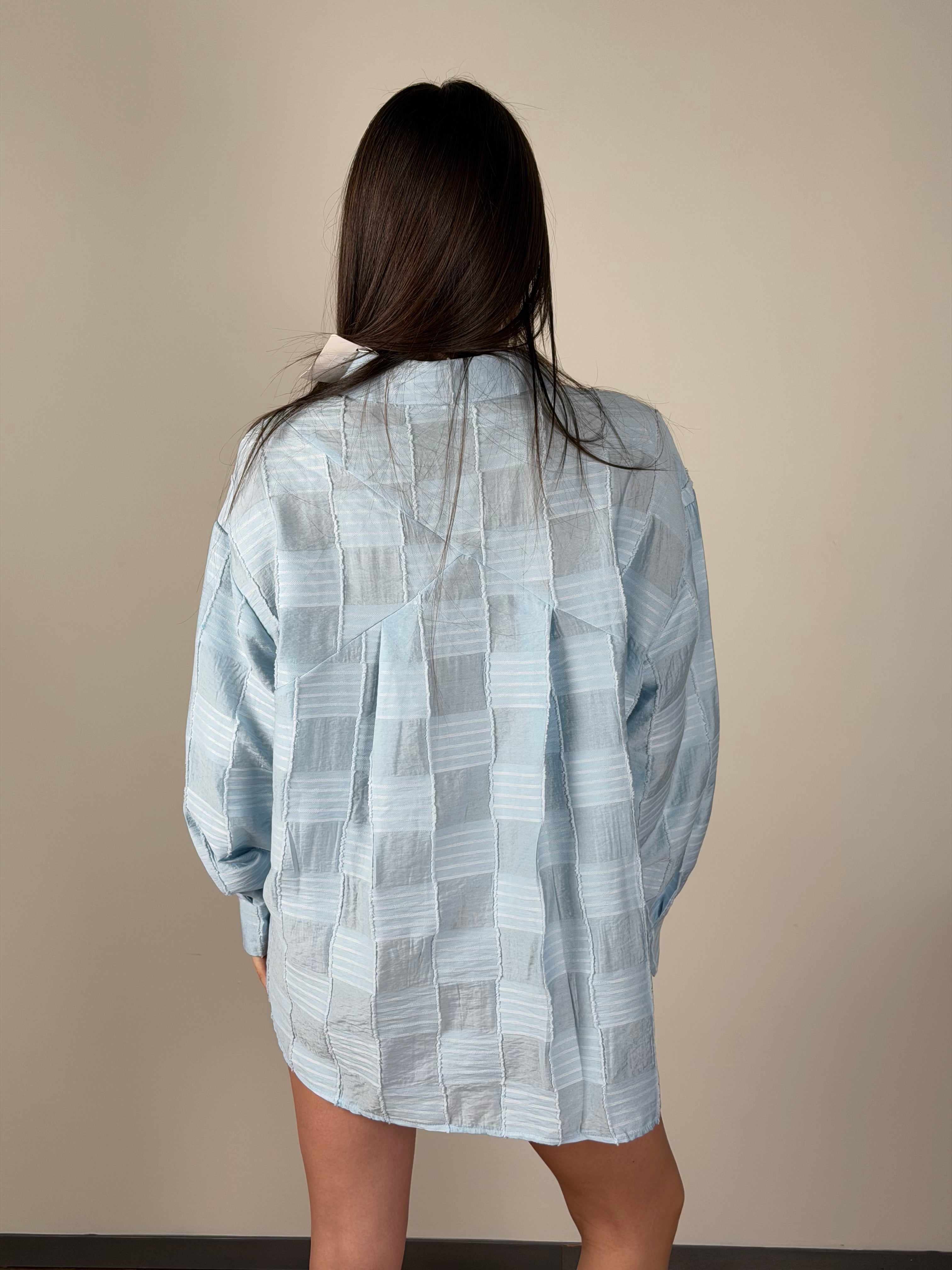 Camicia Paige celeste