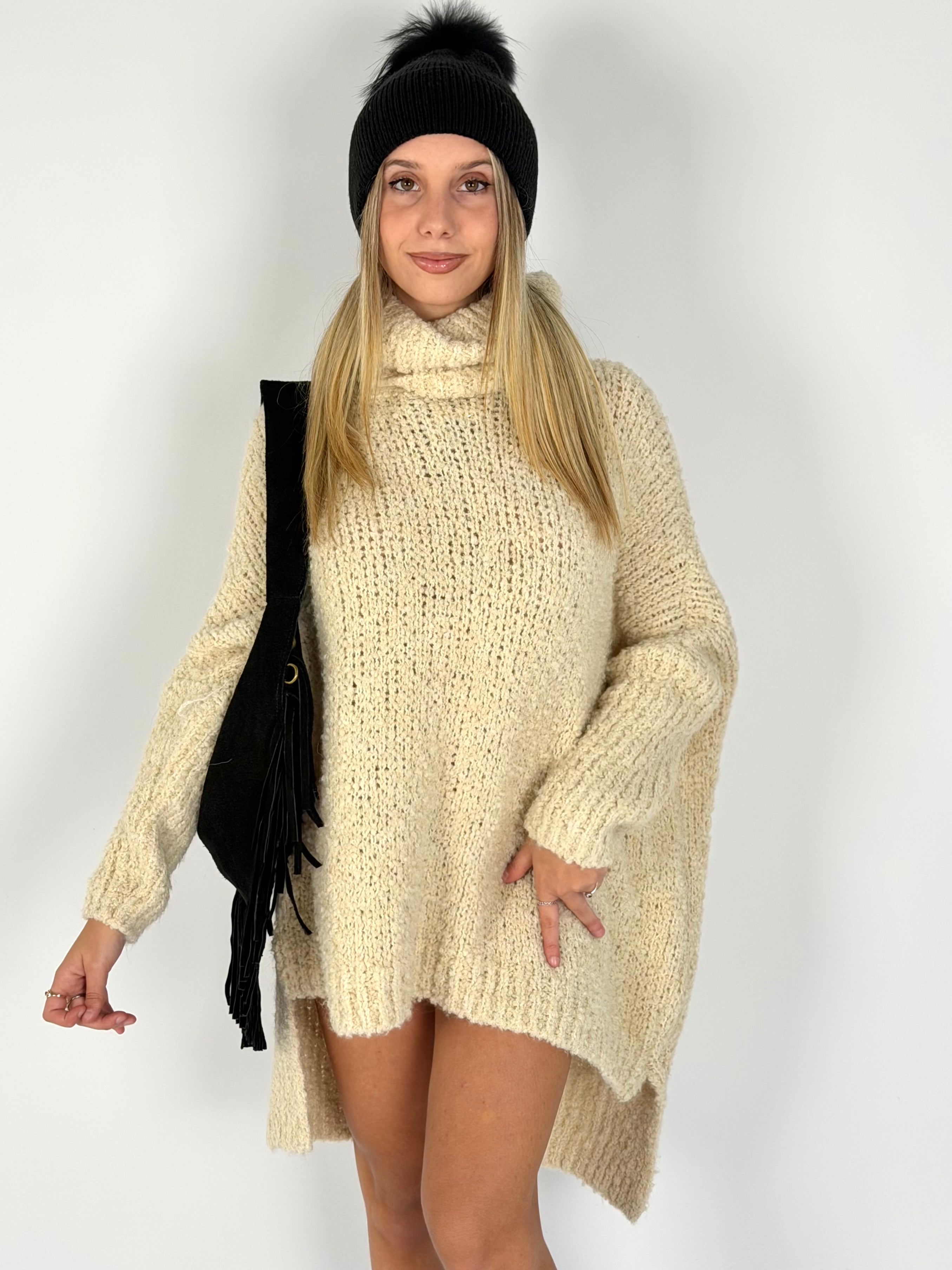 Abito maglia Marzia beige