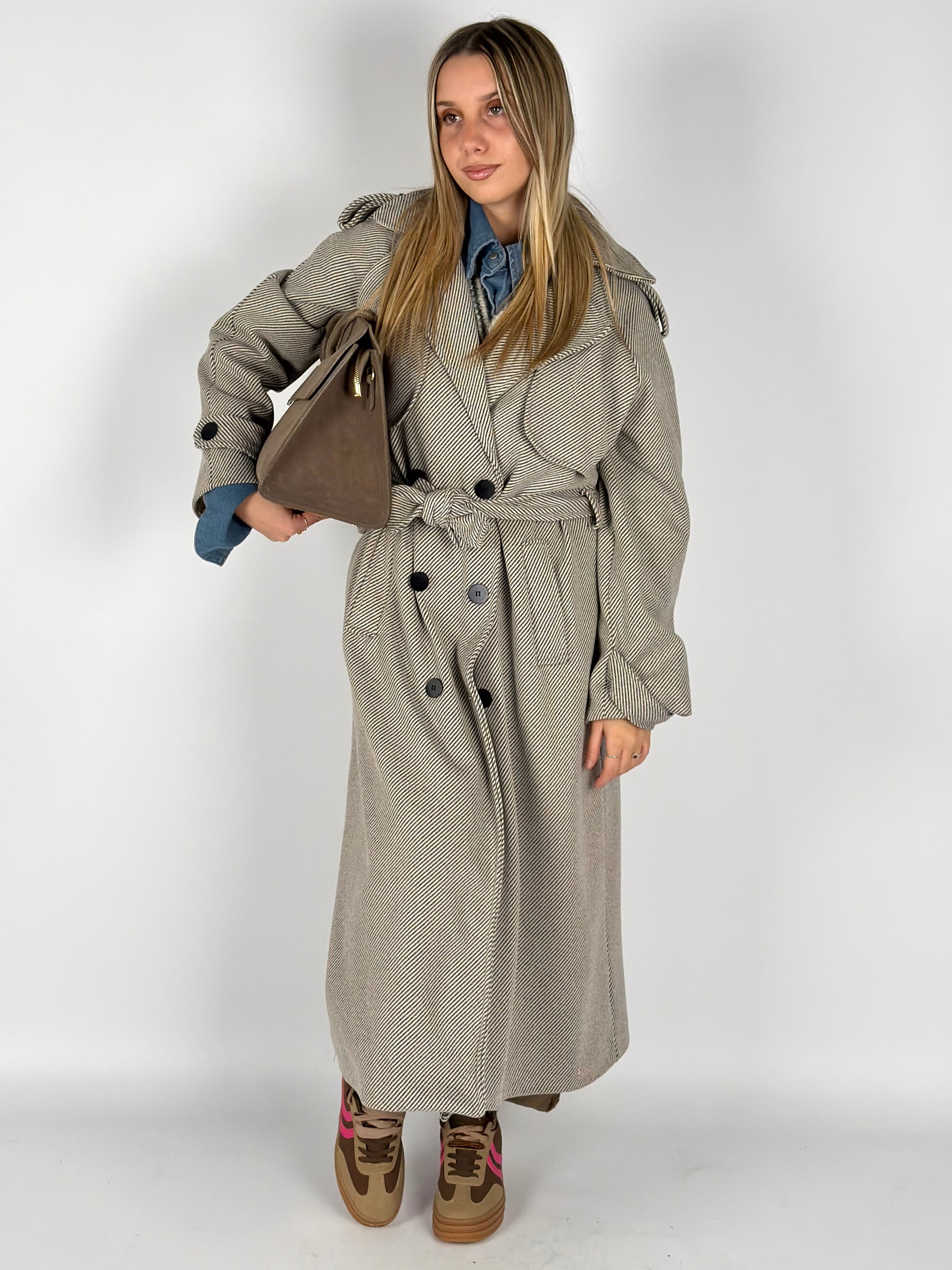 Cappotto Hanita tabacco