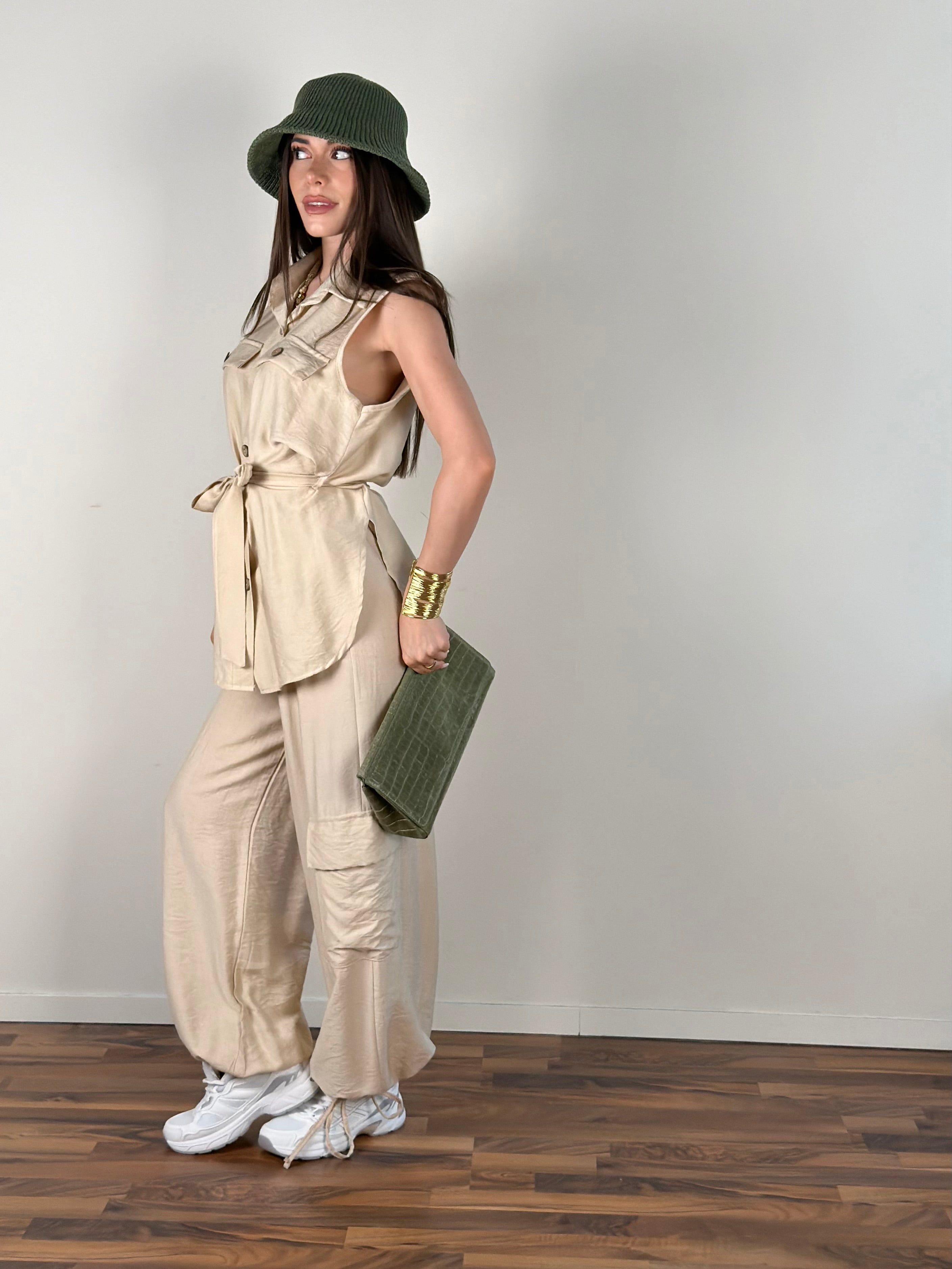 Pantalone Twist beige