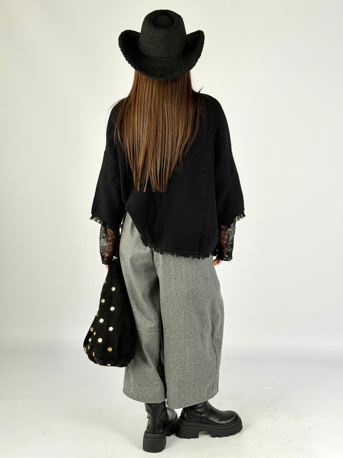 Pantalone Mulan grigio