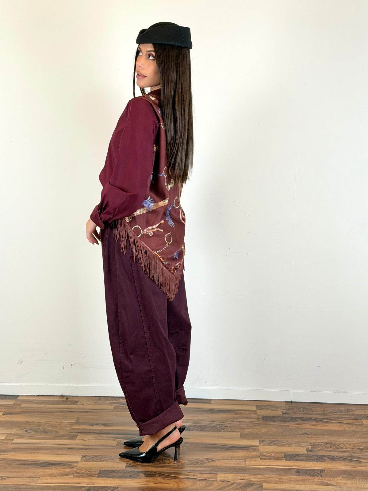 Pantalone Urban bordeaux