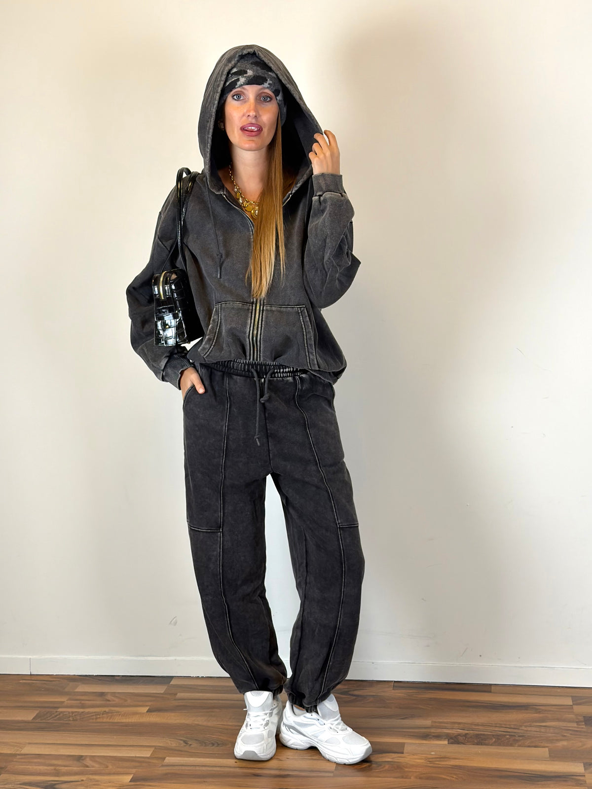 Pantalone tuta Stone washed Classic
