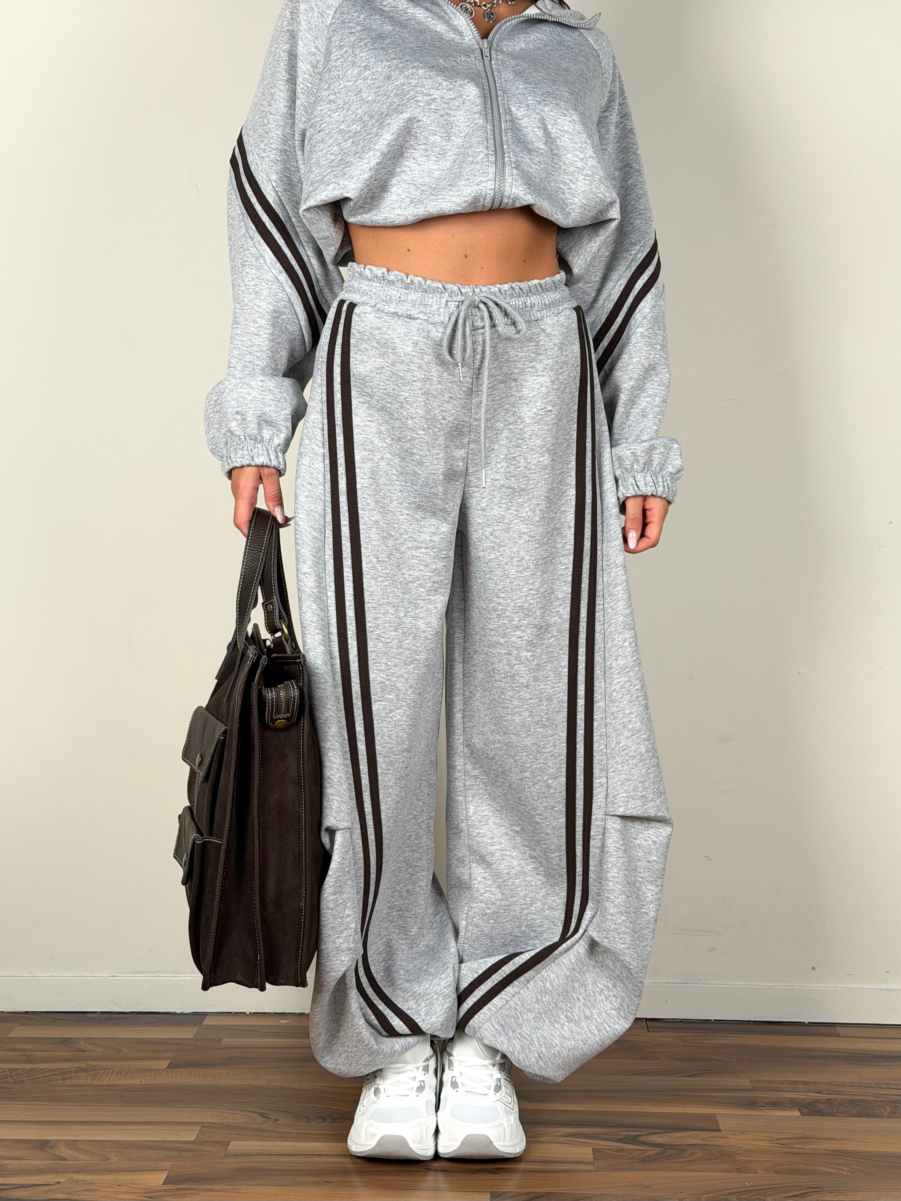 Pantalone tuta Yasmine grigio