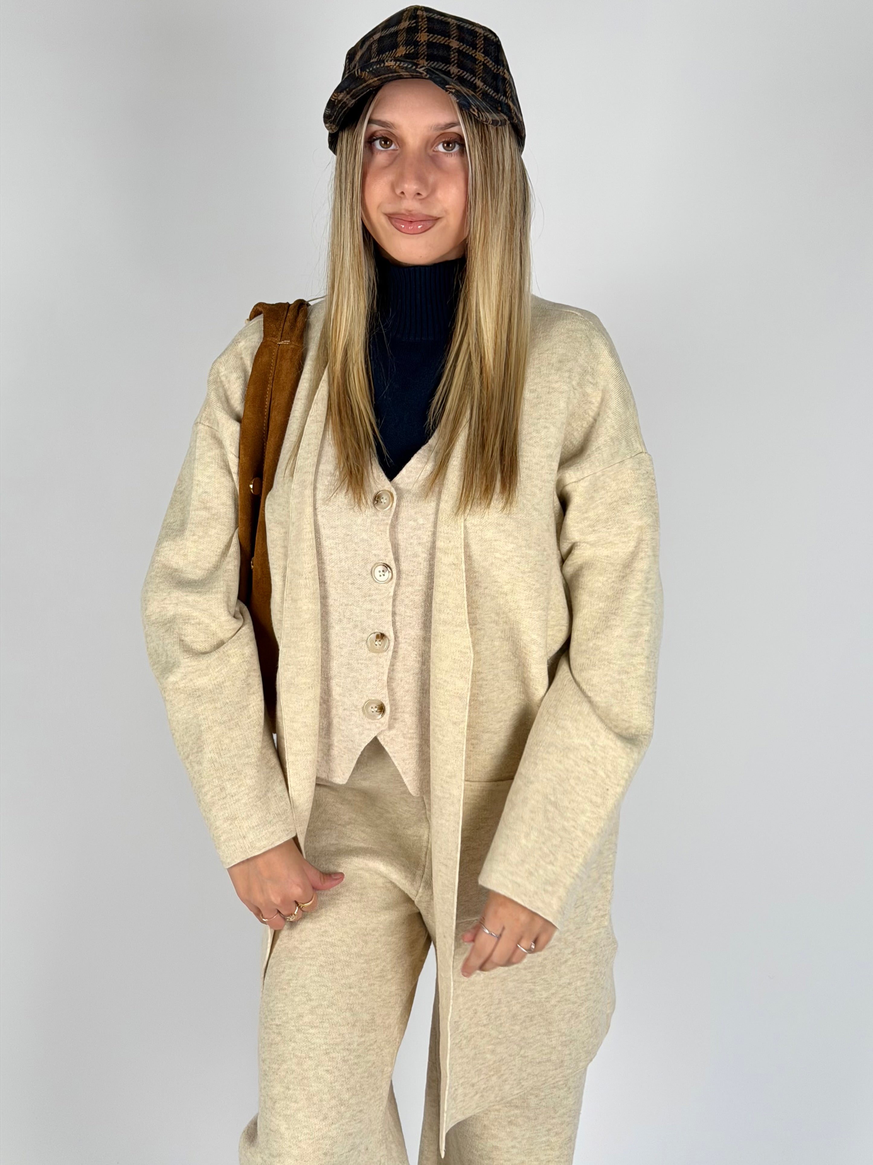 Cardigan Aluna panna