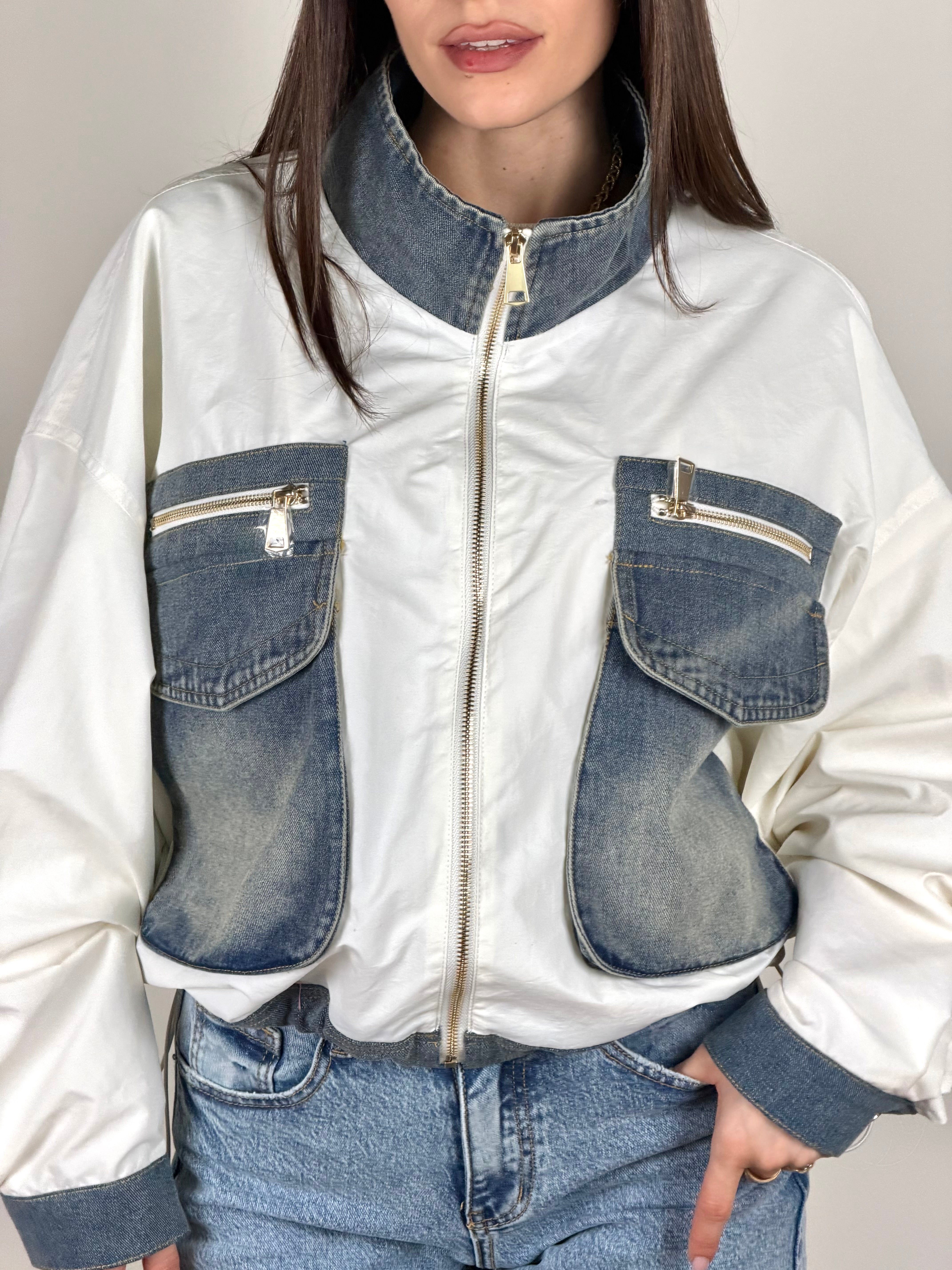 Bomber Carly denim