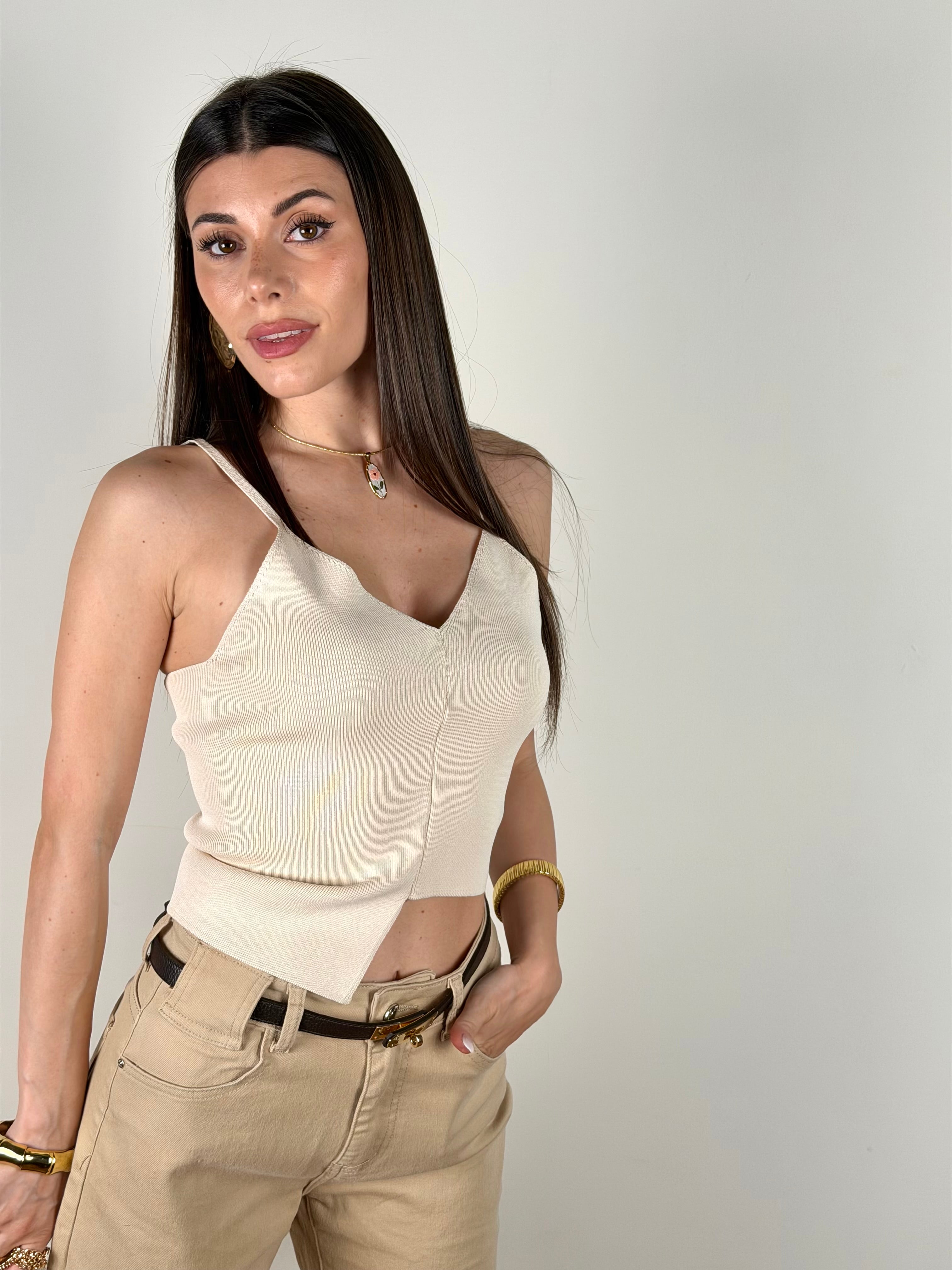 Top Miami beige