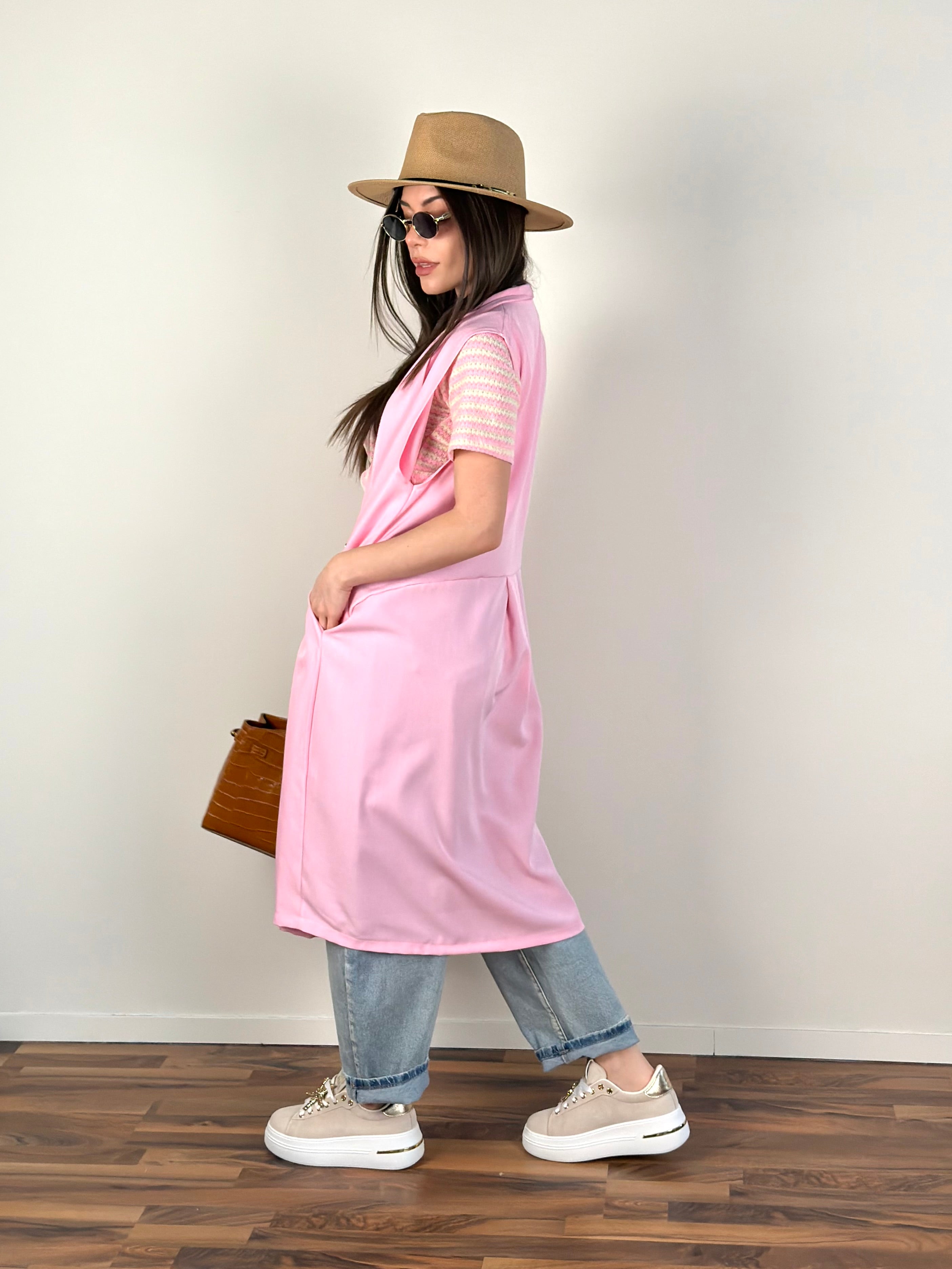 Cardigan Palermo rosa