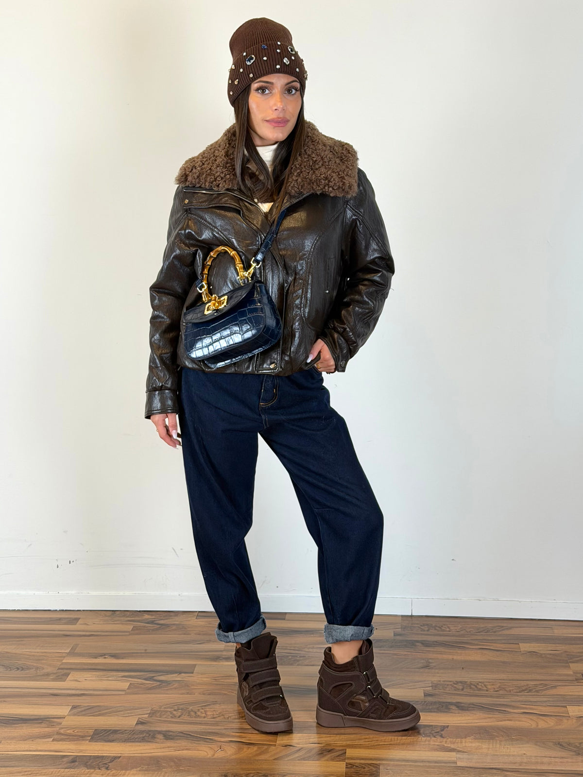 Cappotto Bomber Rebel moro