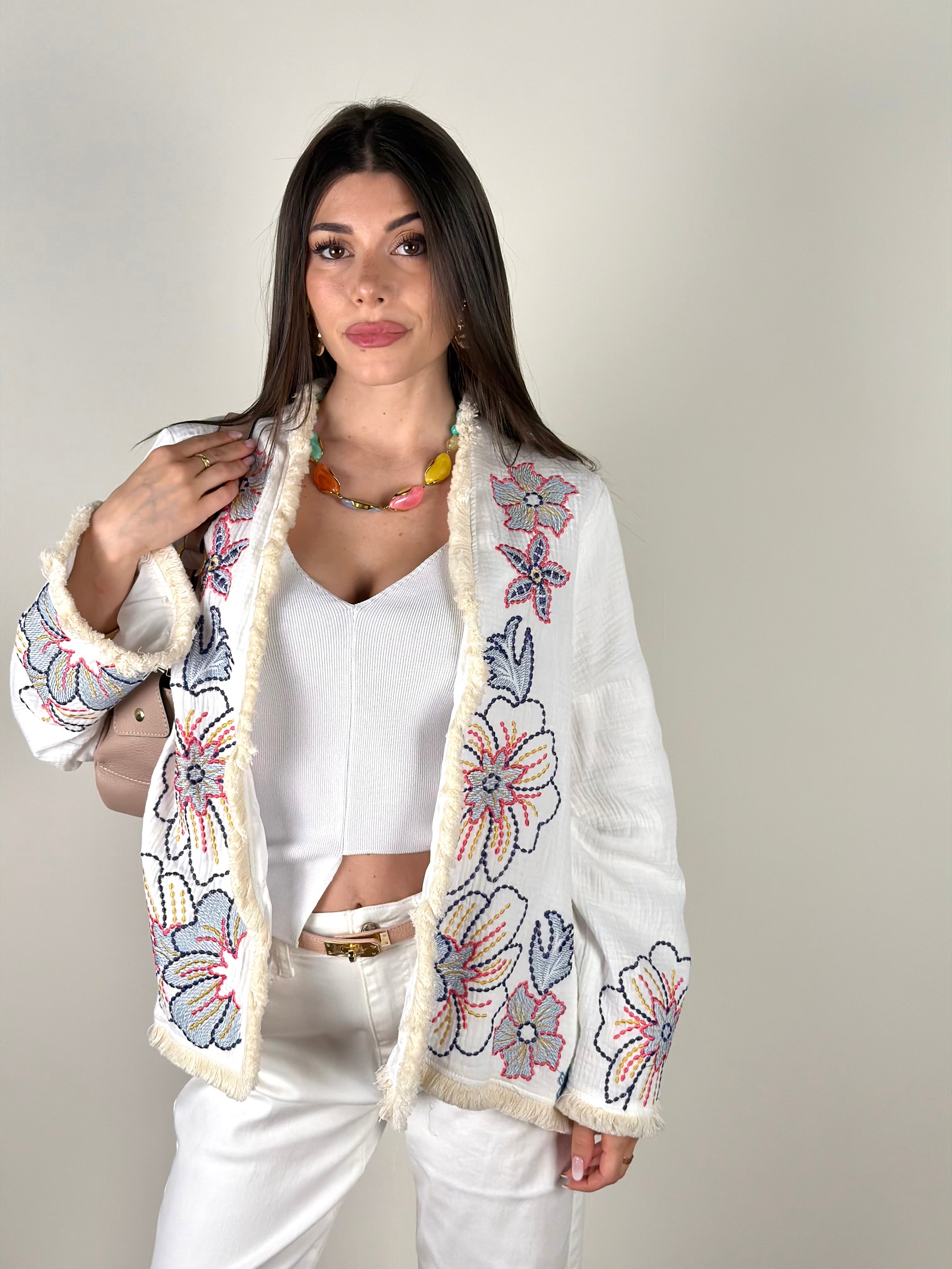 Cardigan Cassiopea beige
