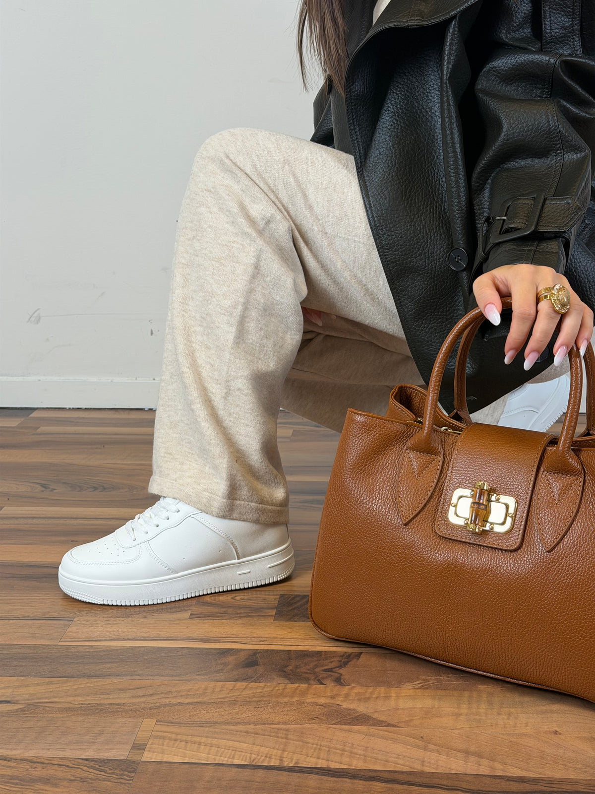 Sneakers basic bianca