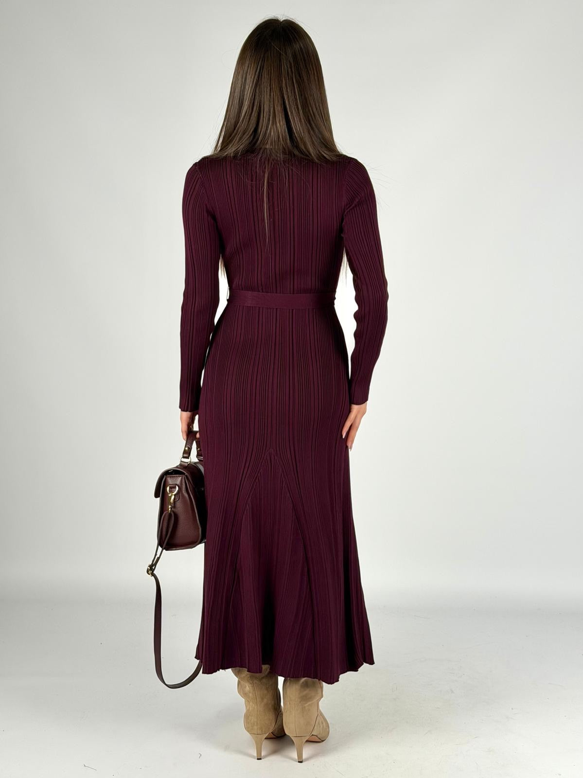 Abito Afrodite bordeaux