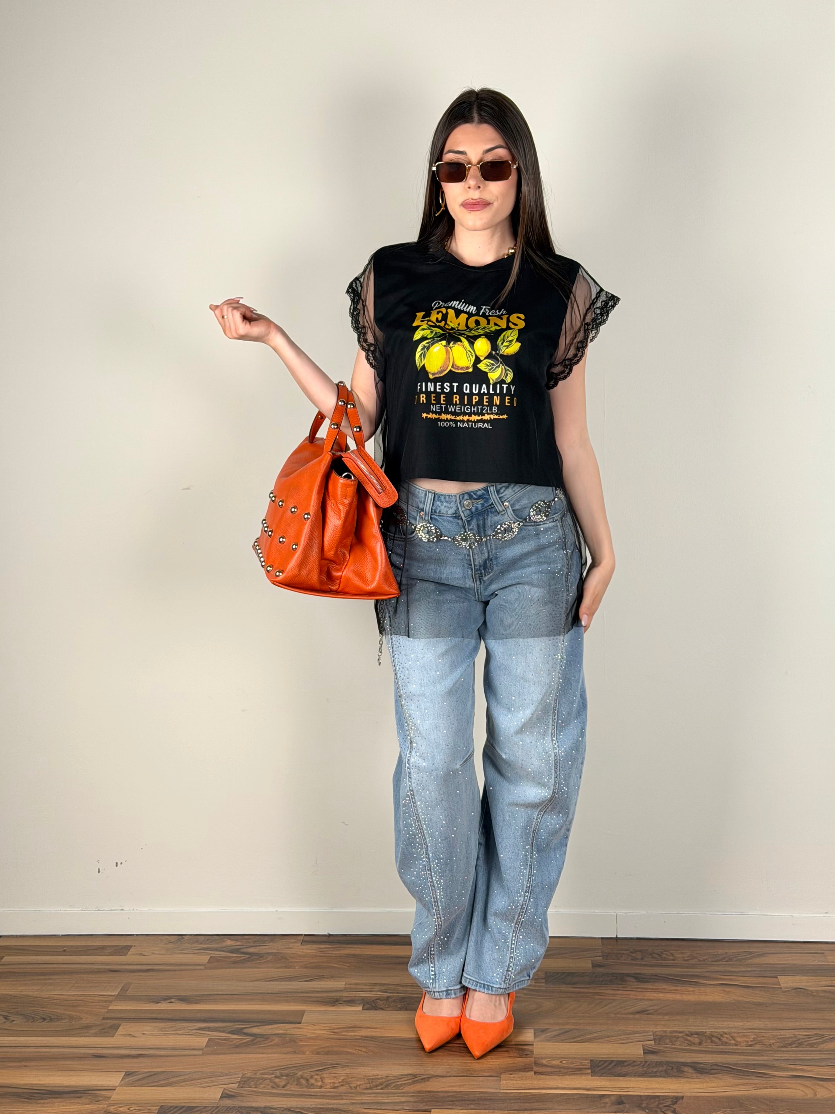 Maglia LEMON nera