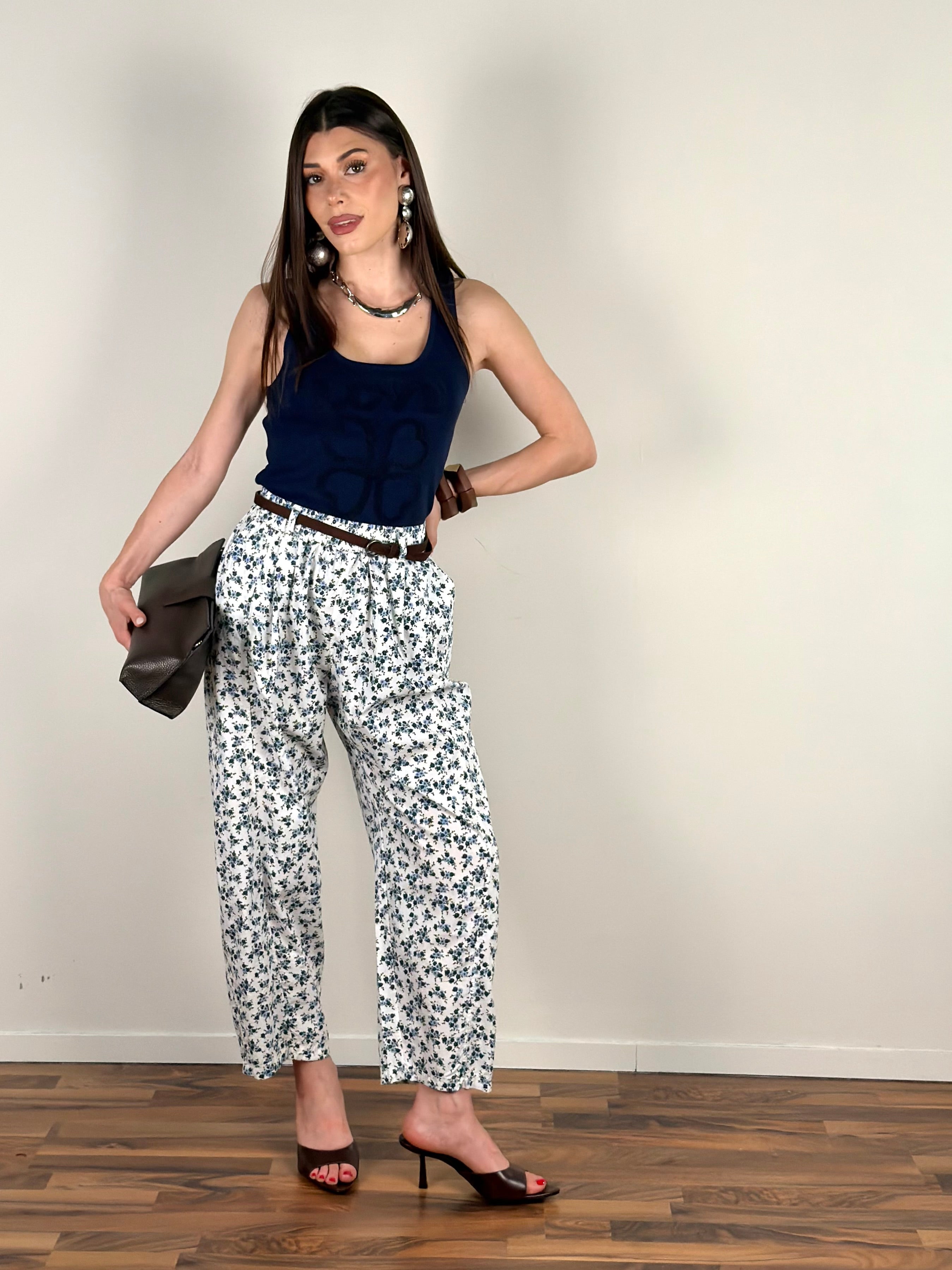 Top Ines blu