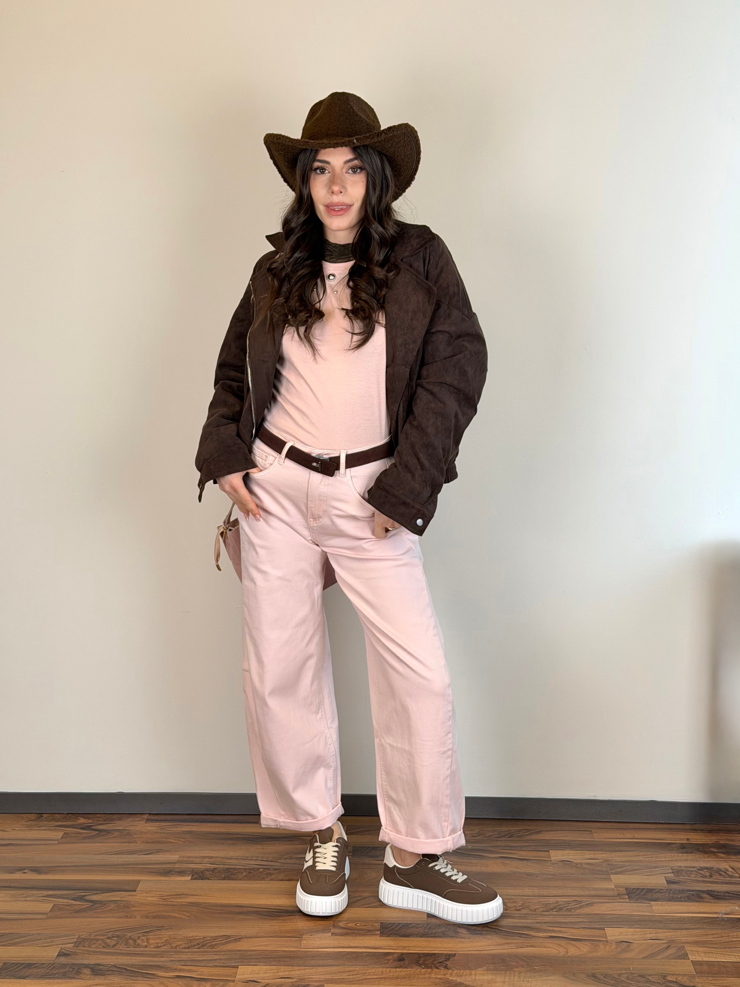 Giubbino bomber scamosciato