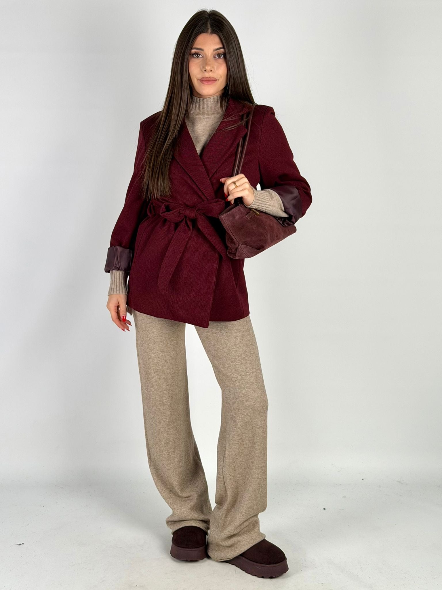 Cappotto Deep Bordeaux