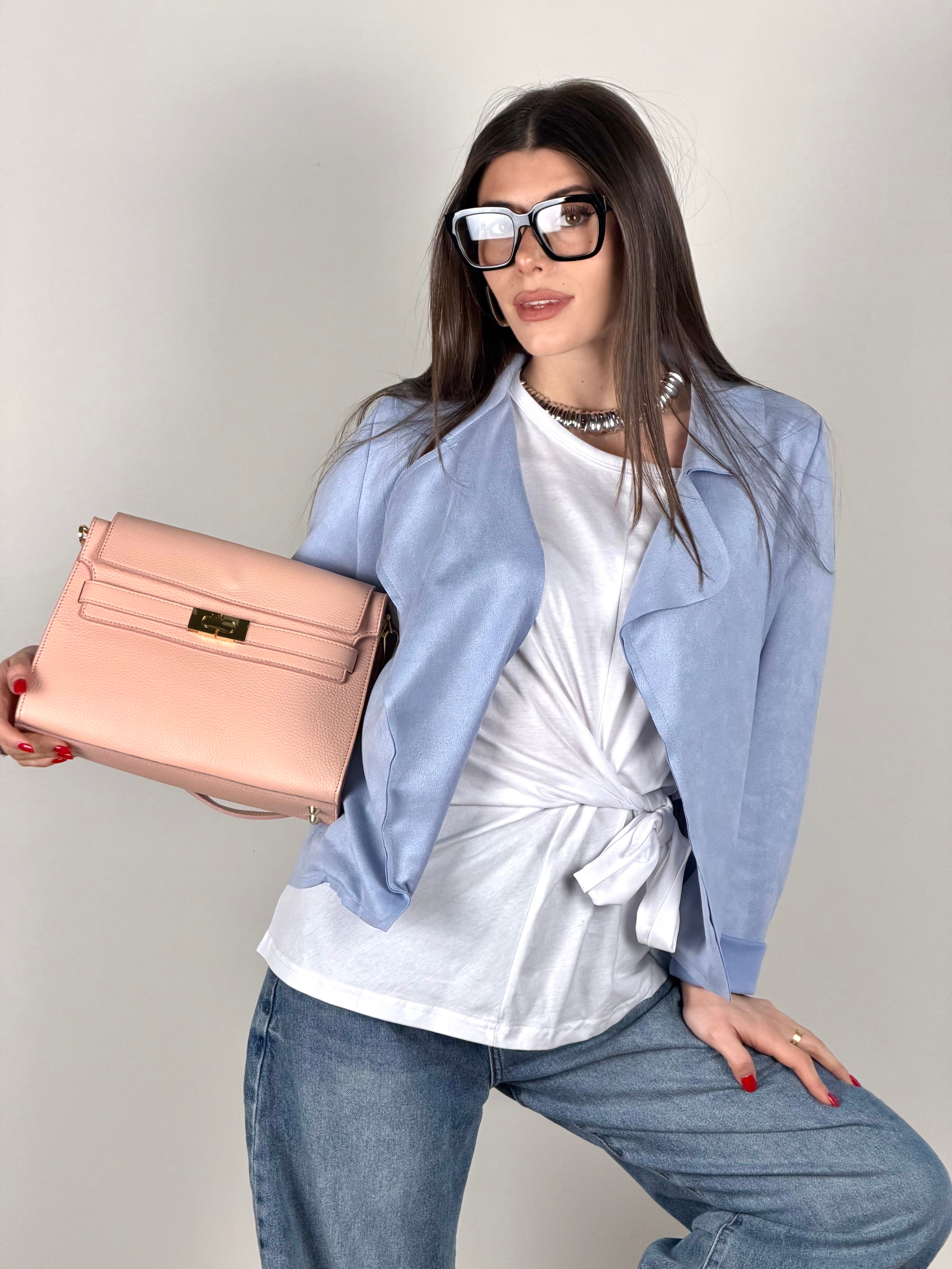 Chiodo bellissima azzurro