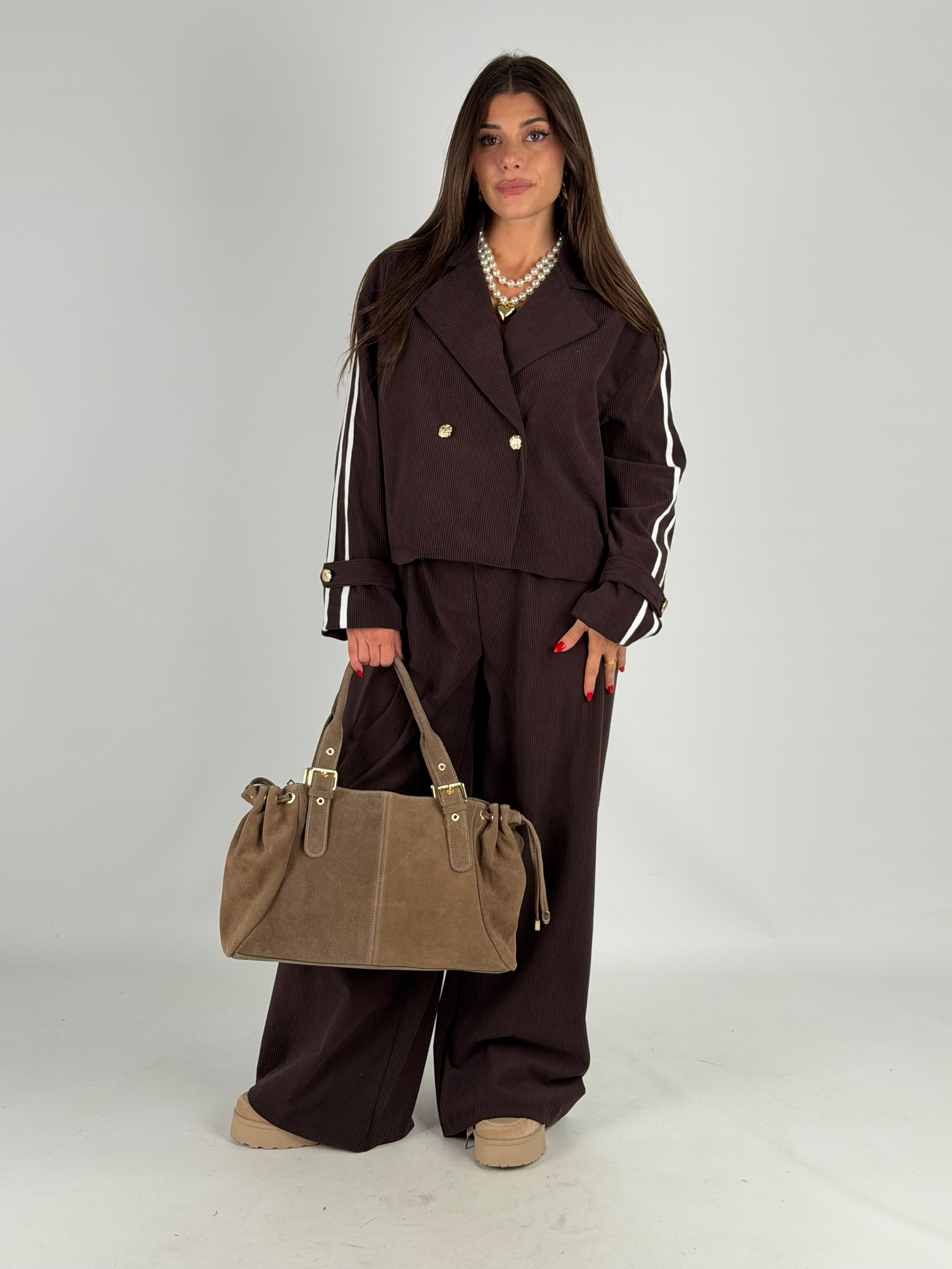 Completo Adi velluto moro