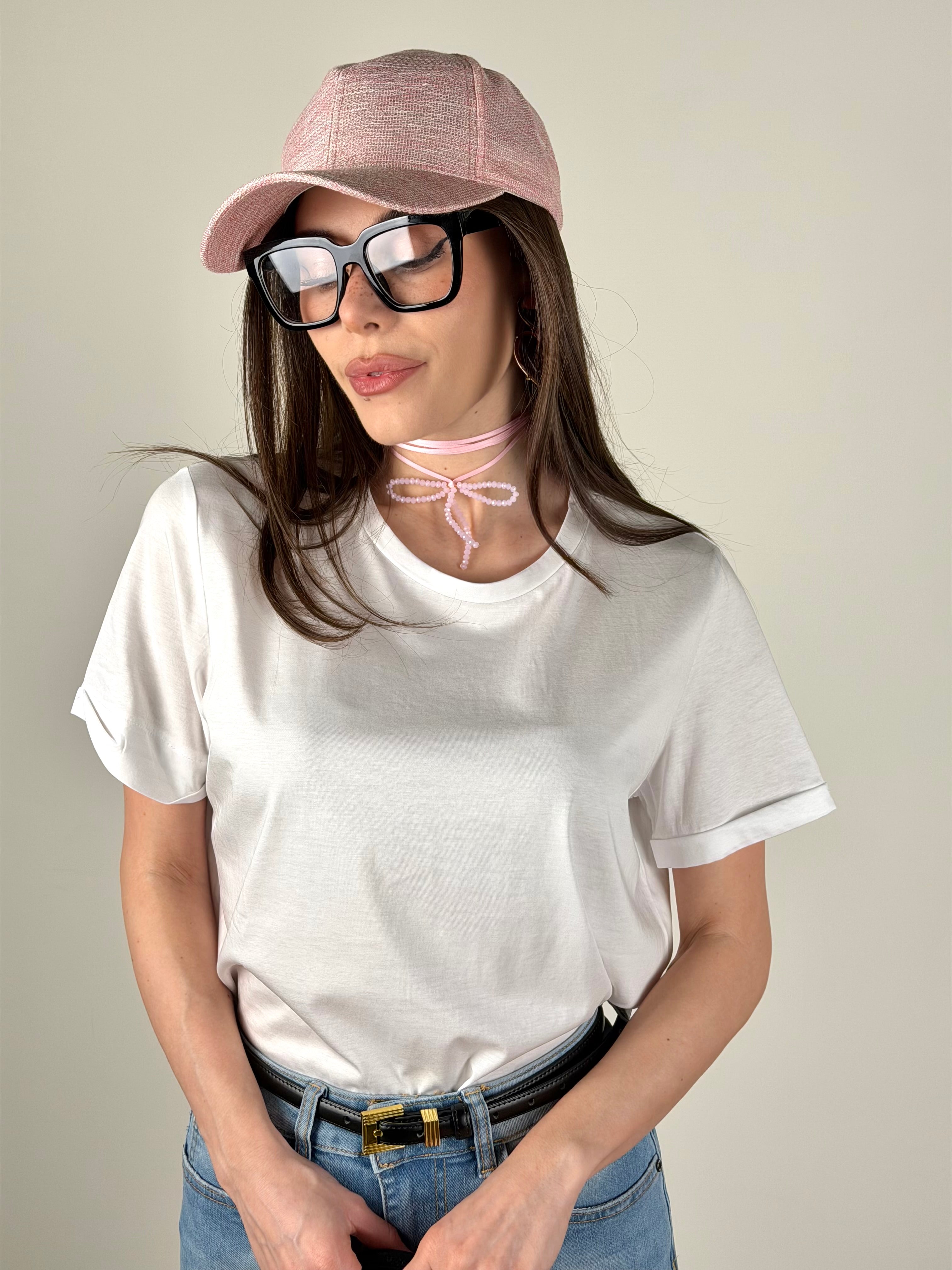 T-shirt basic bianca