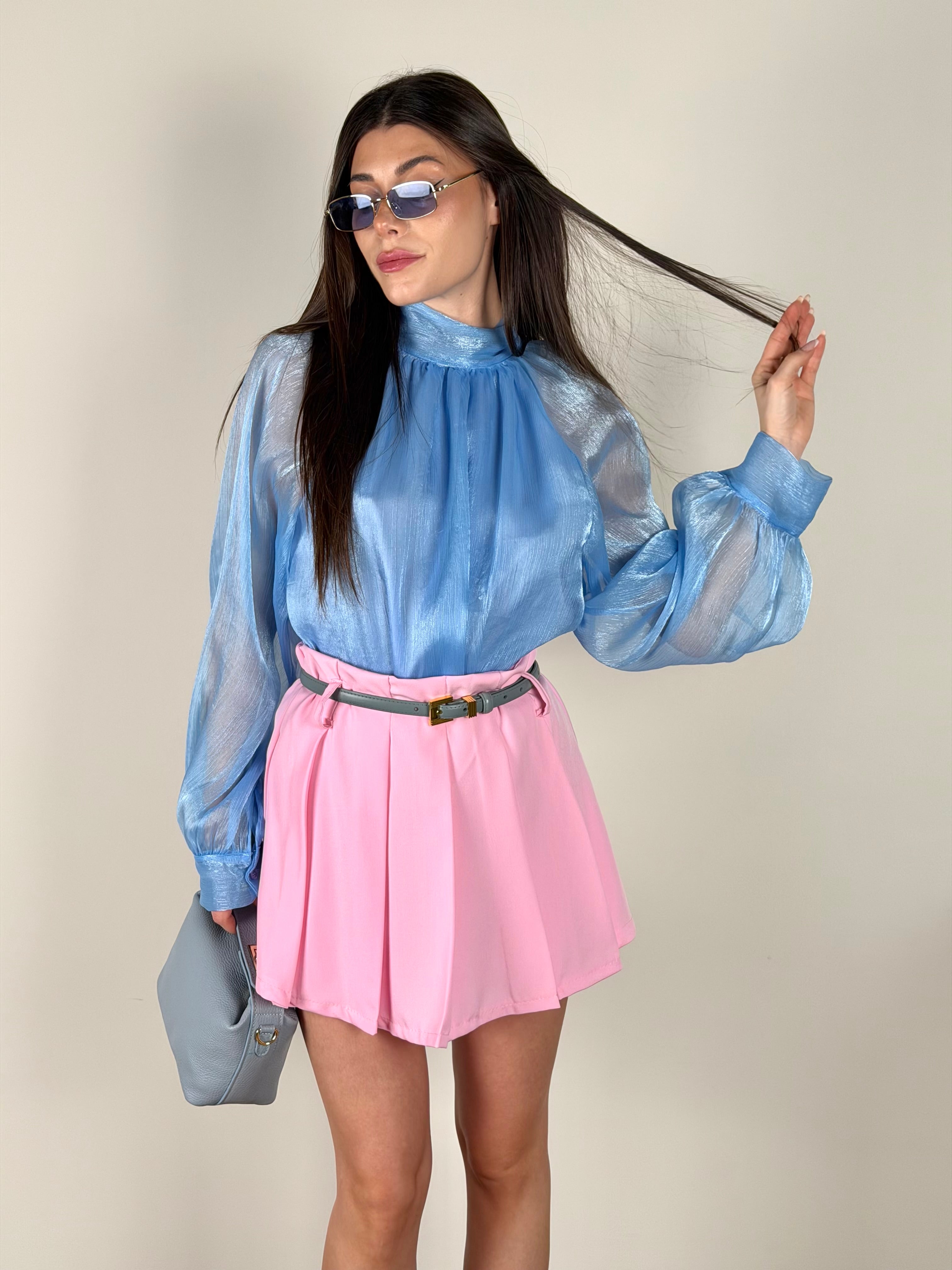 Camicia Vanity celeste