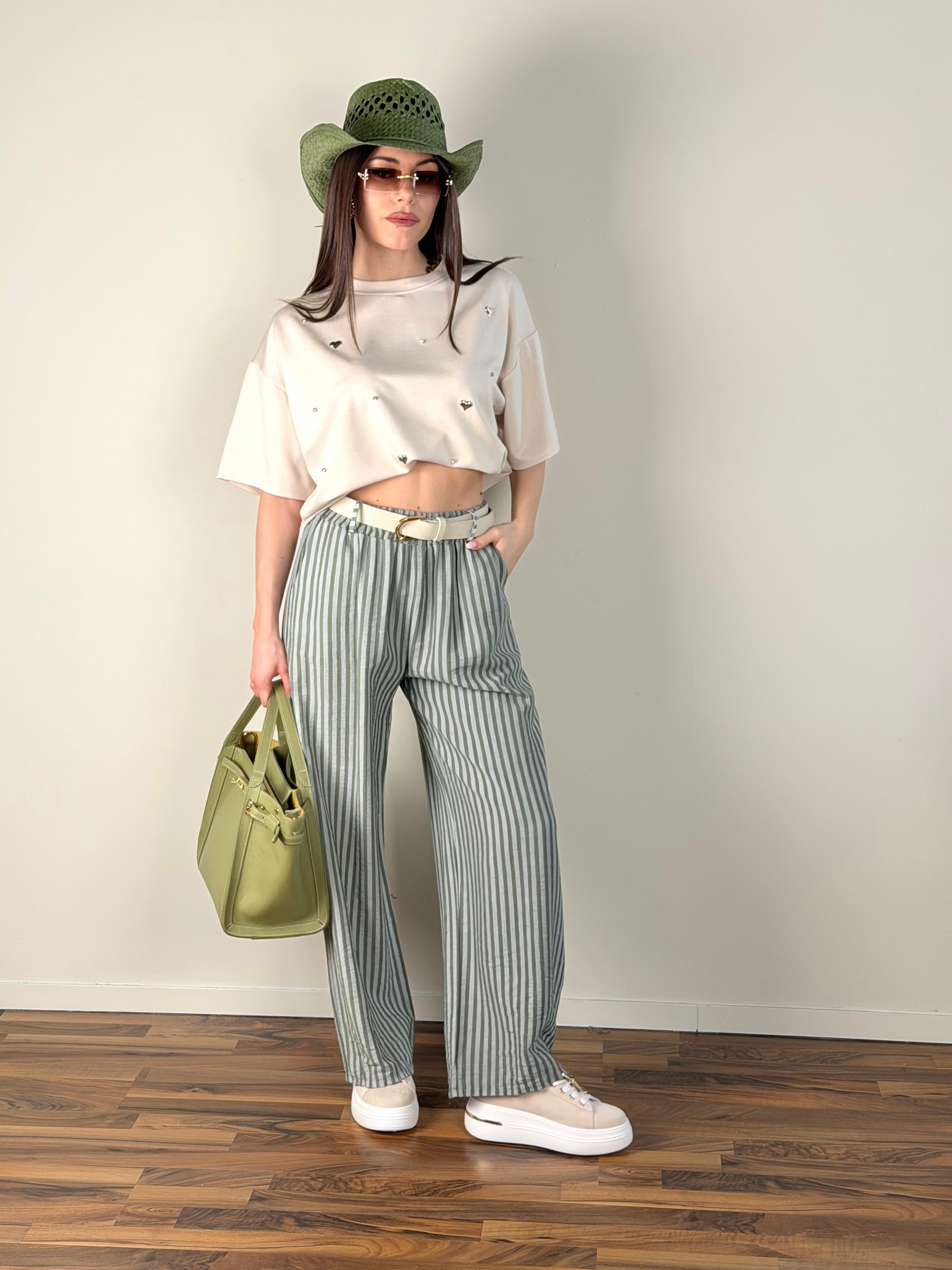 Pantalone Essenza verde