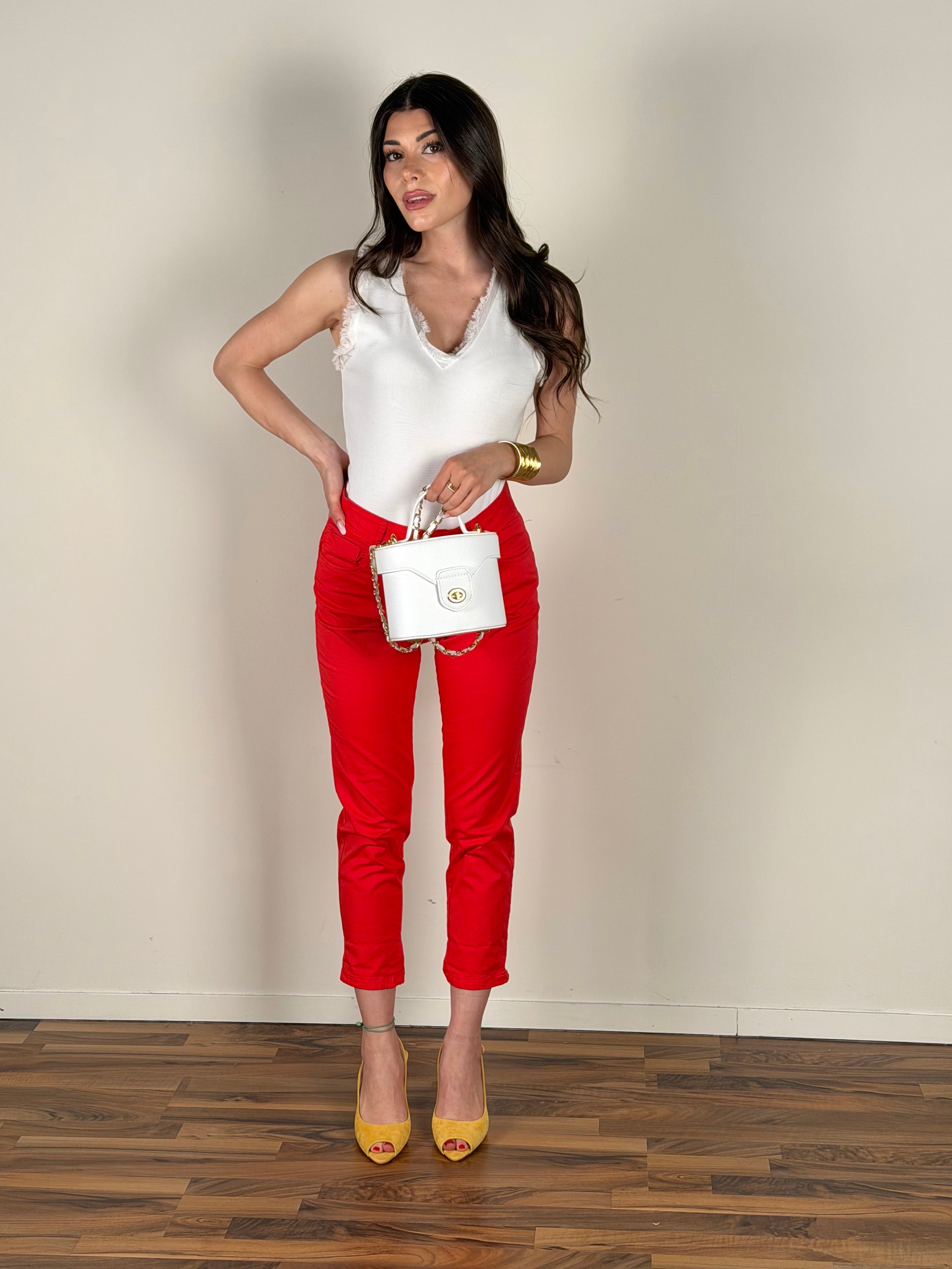 Jeans Love corallo