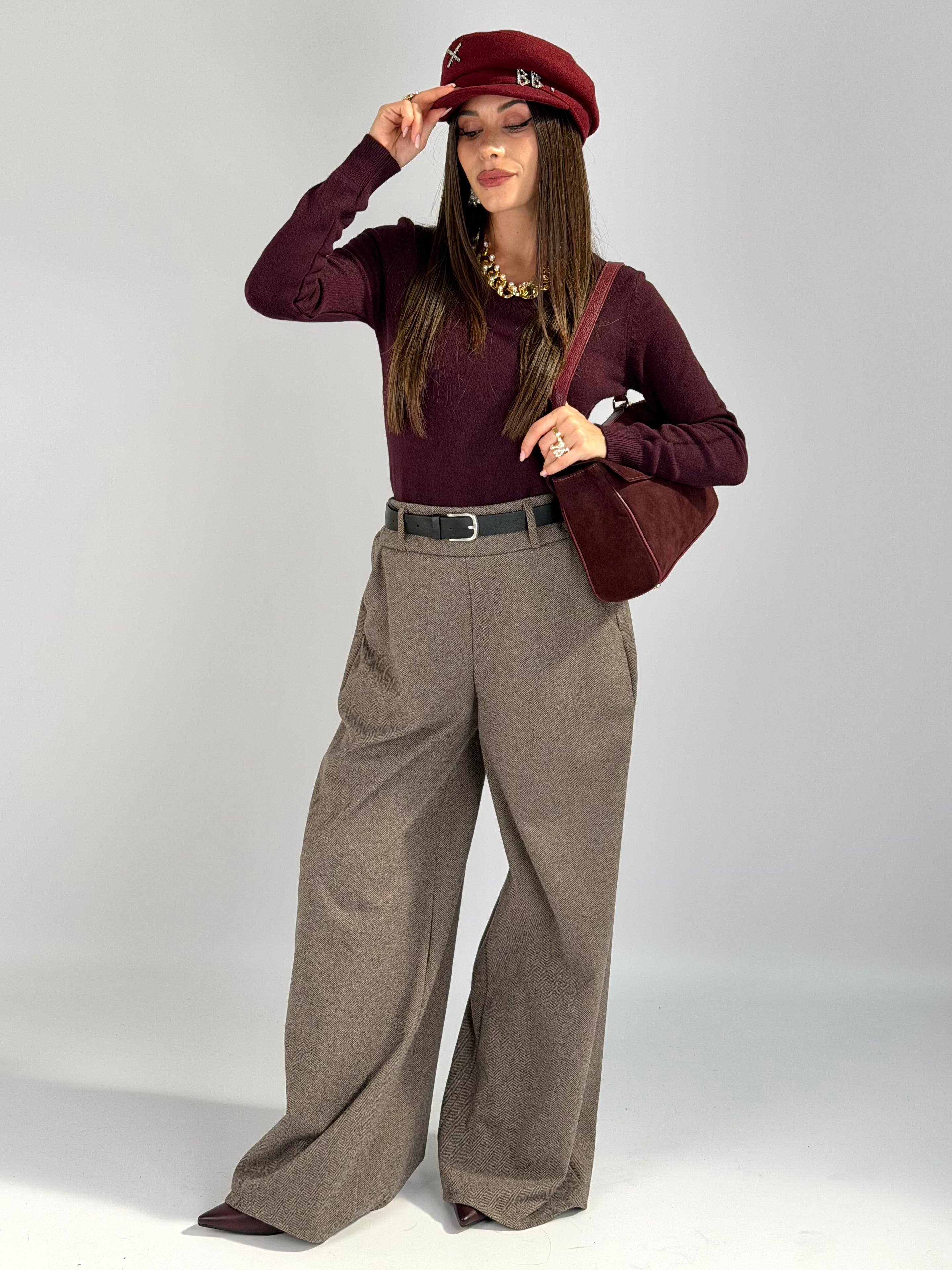 Pantalone completo boucle