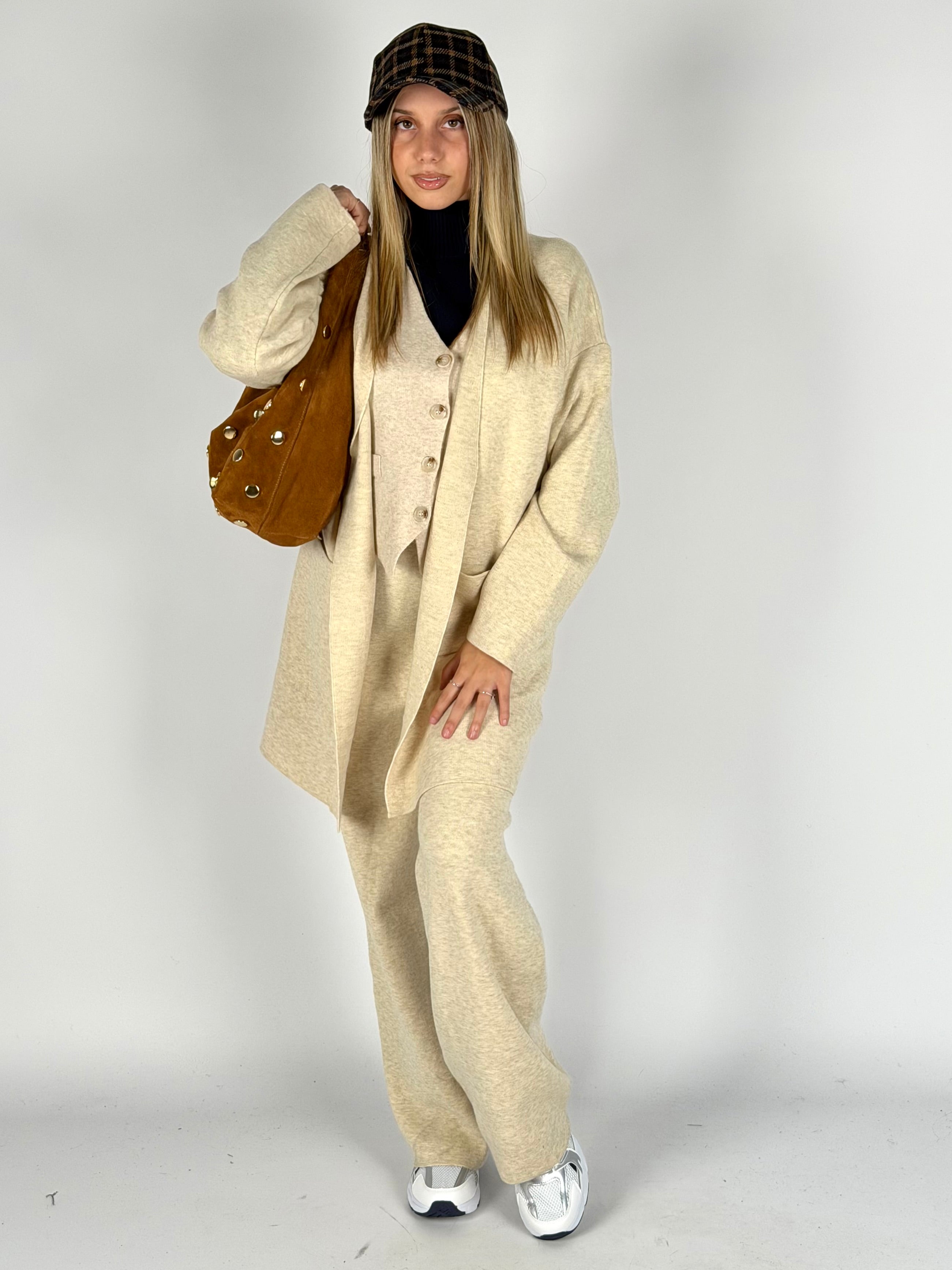 Cardigan Aluna panna