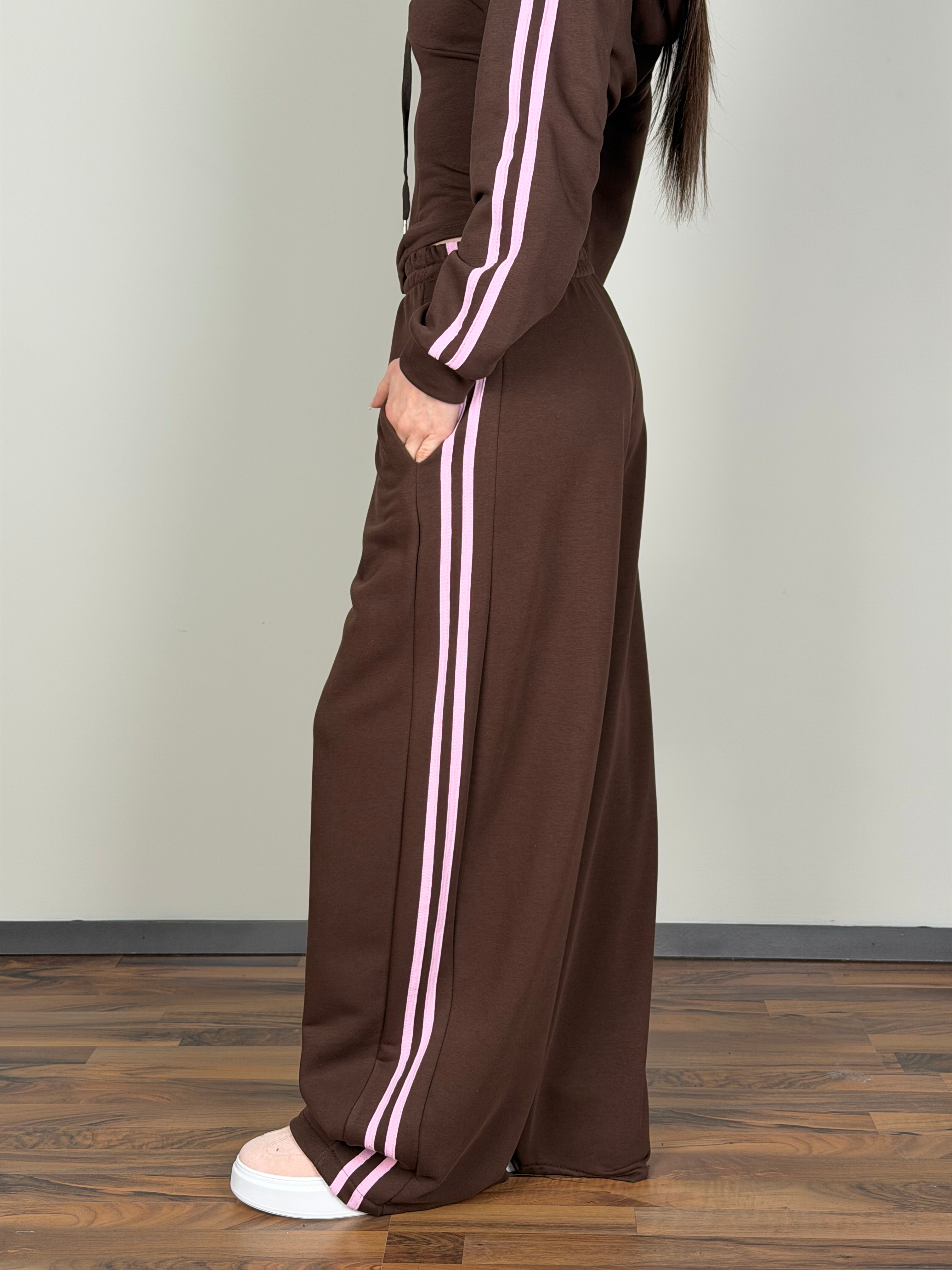 Pantalone tuta Iconic moro