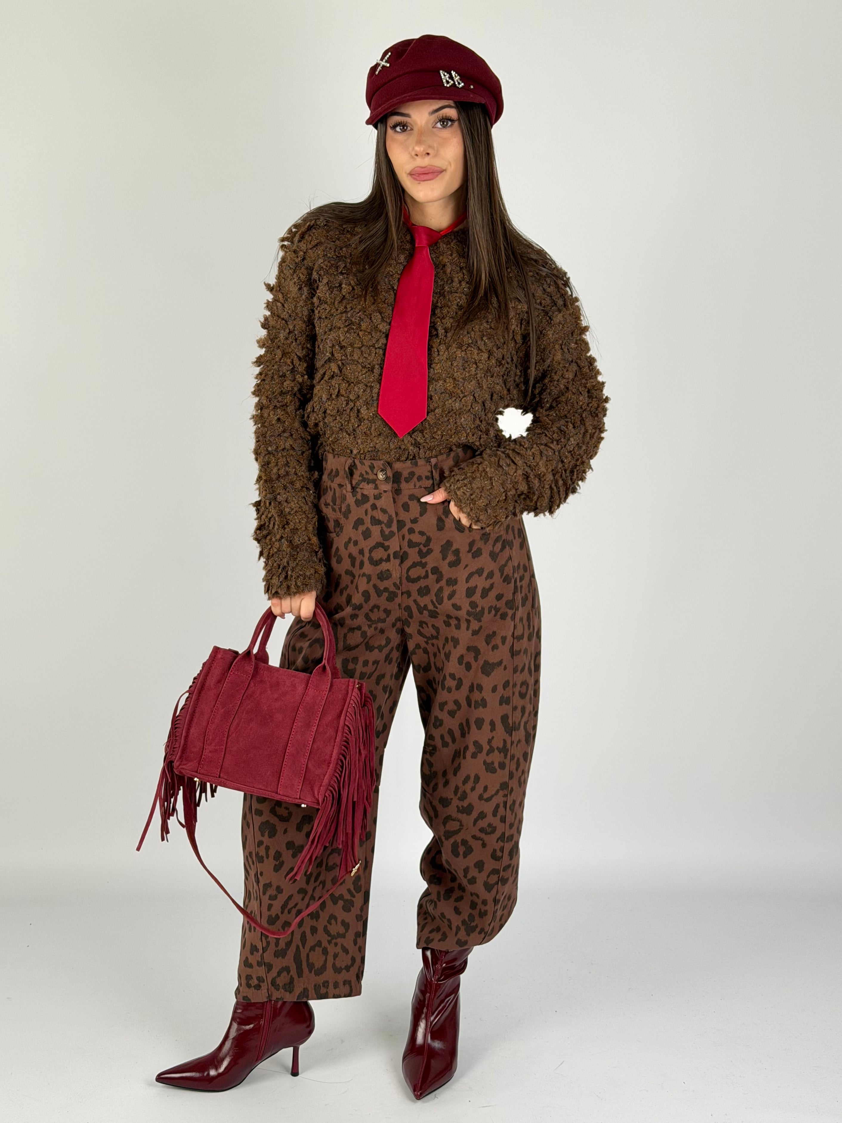 Pantalone Leopard moro