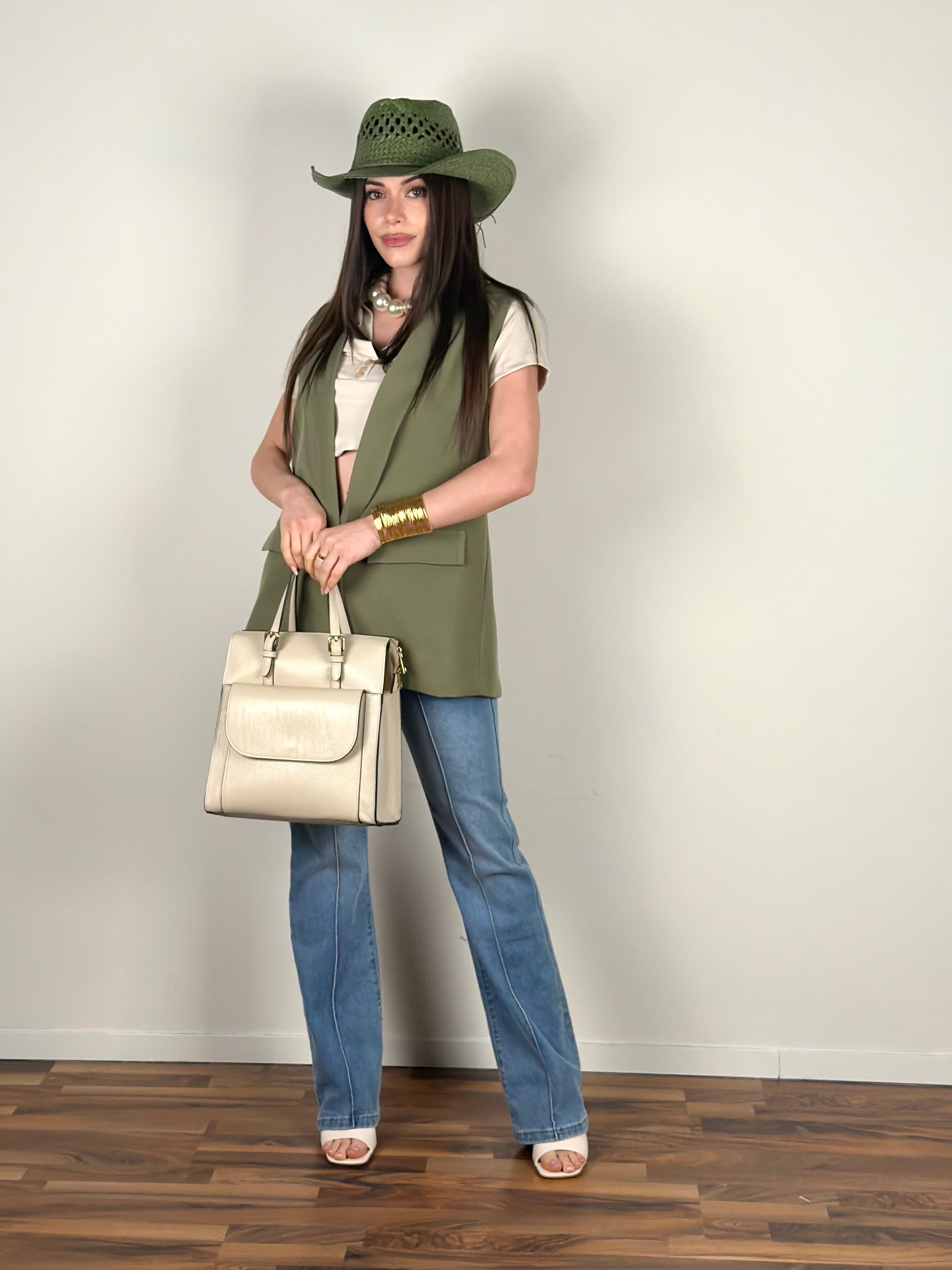 Gilet Sasha verde