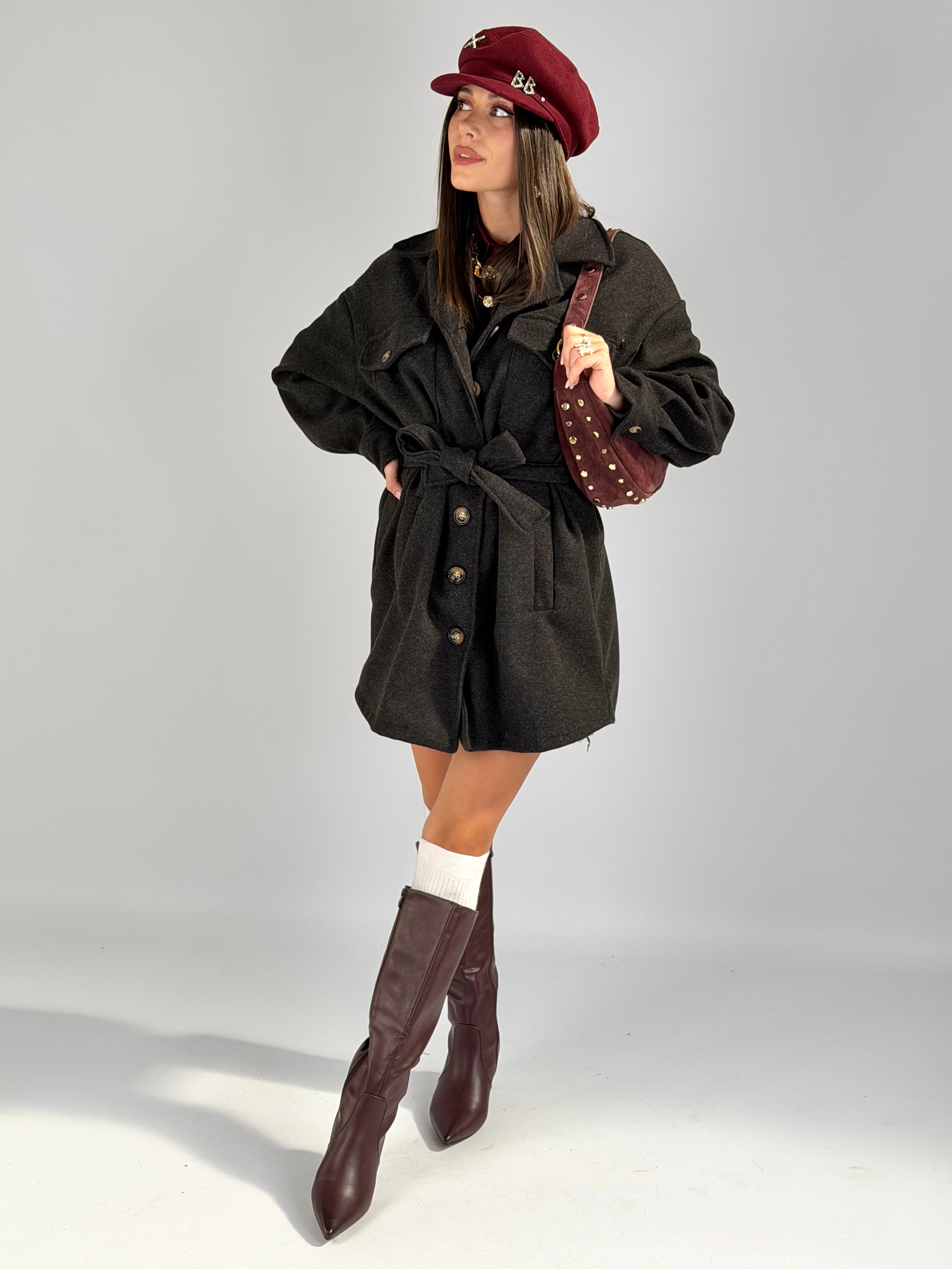 Cappotto Milena nero