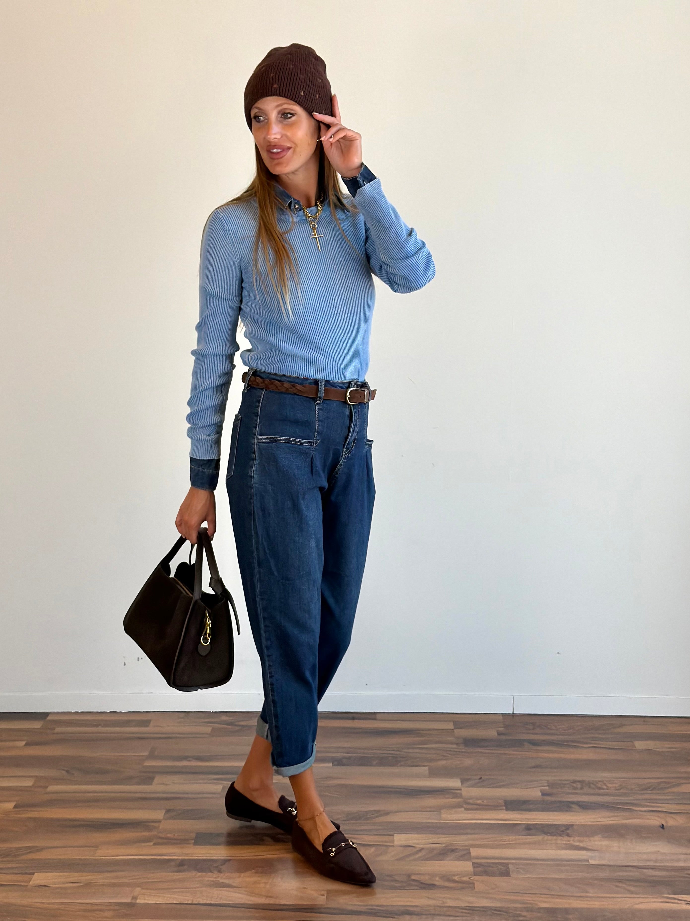 Maglia Stone celeste