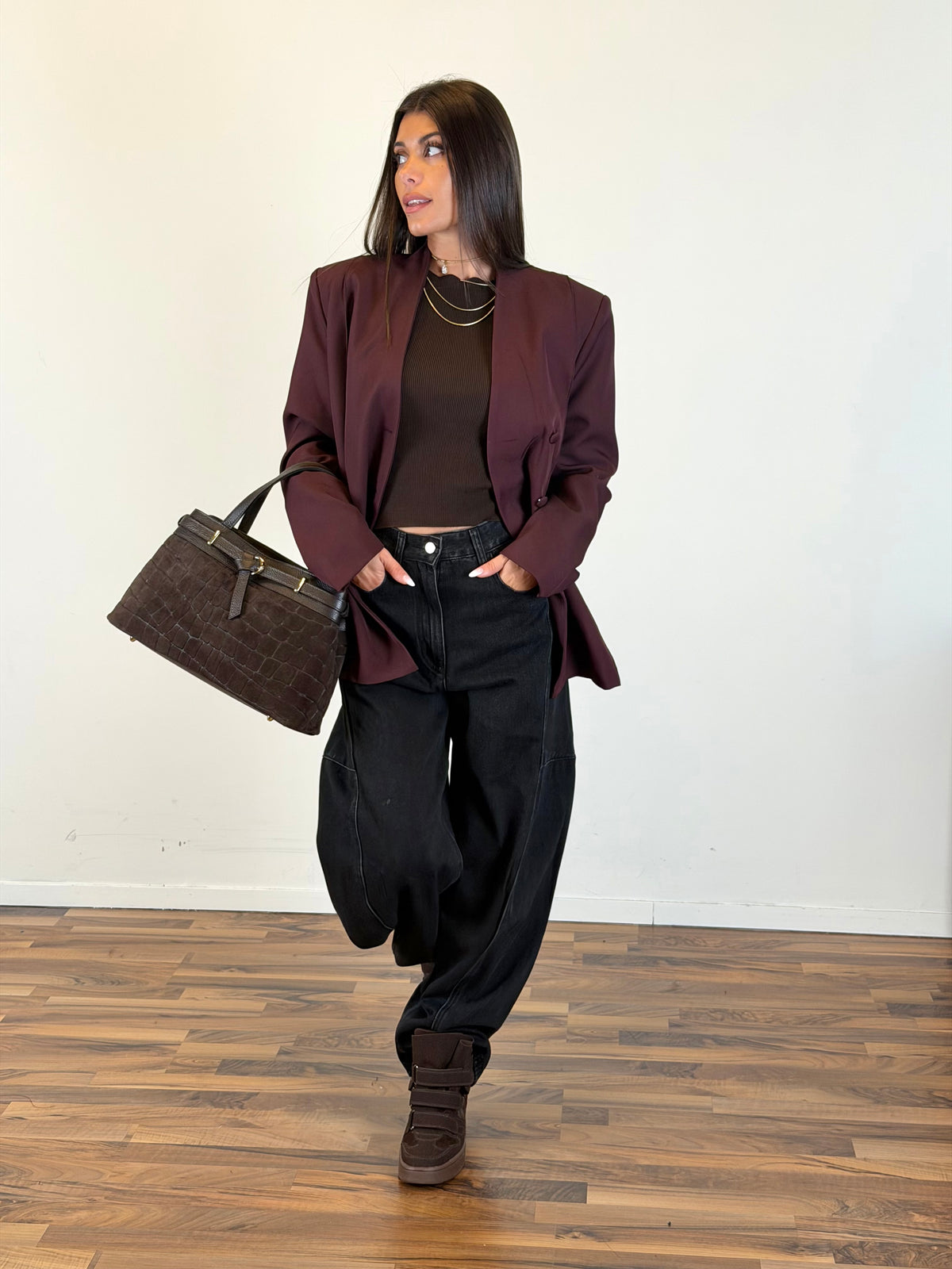 Giacca Dark bordeaux