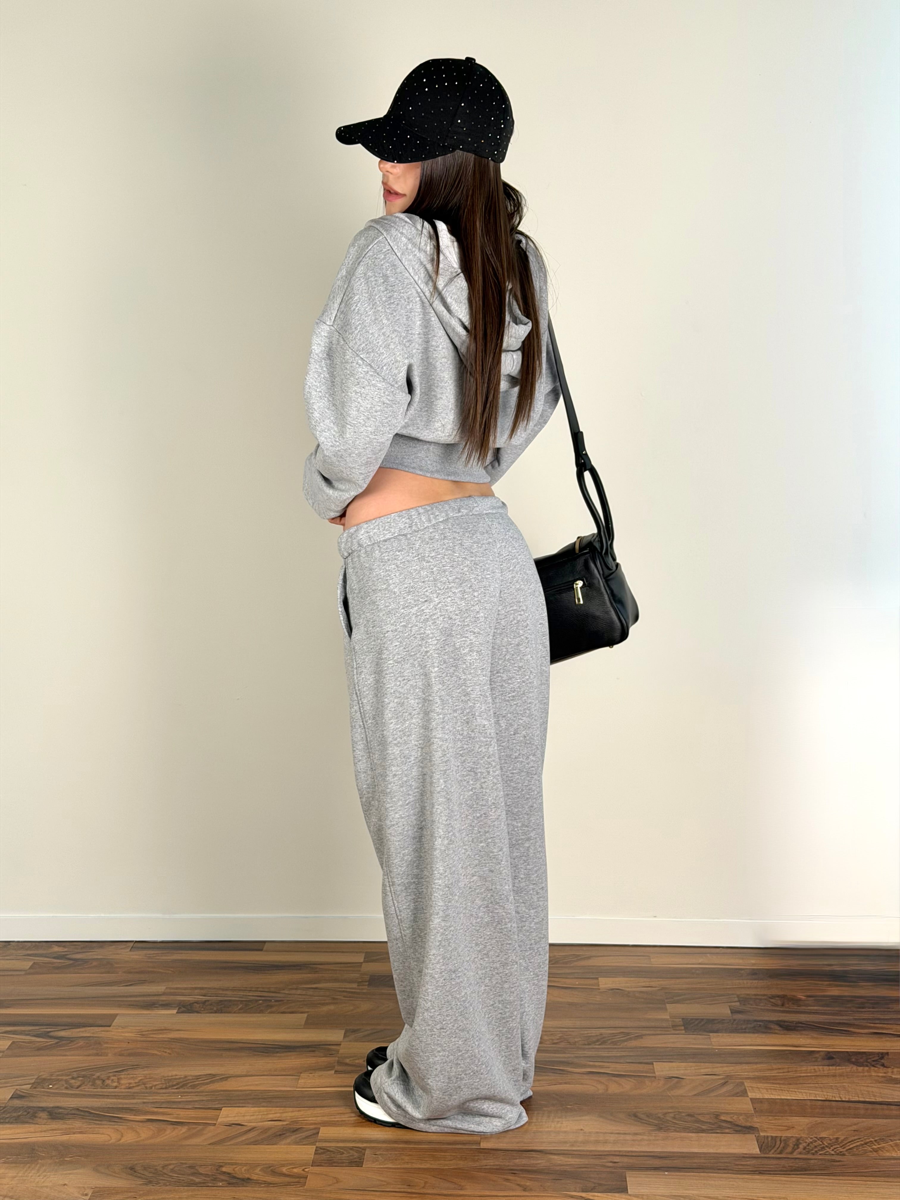 Felpa tuta sportiva City grigio