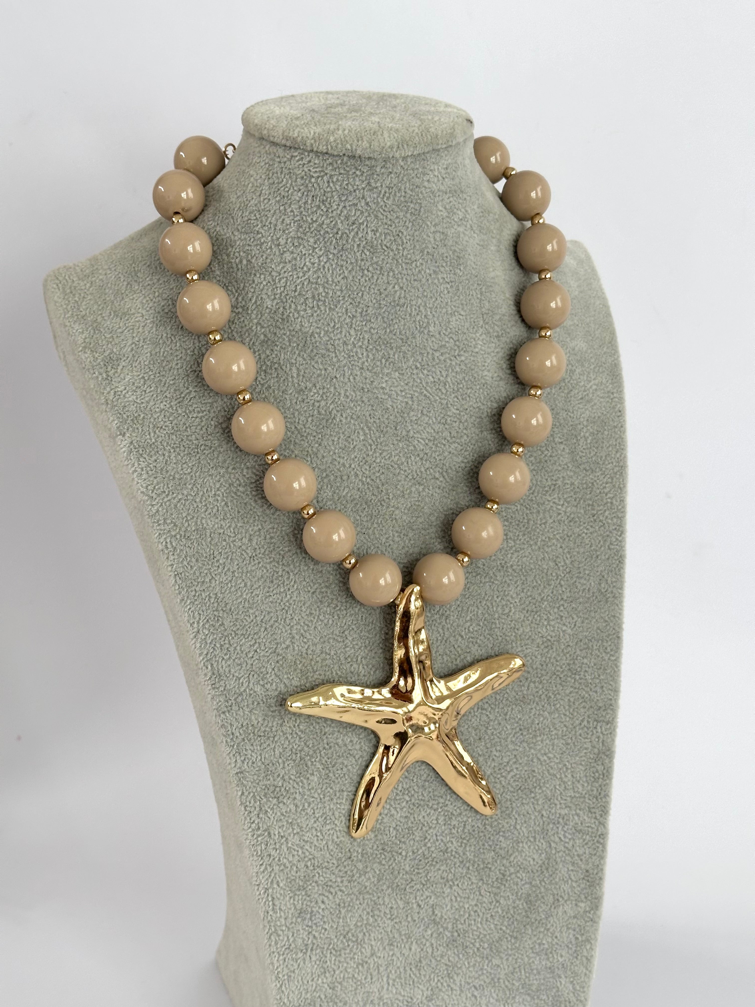 Maxi Collana perle e stella