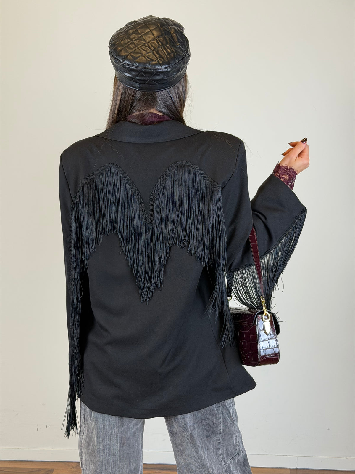 Giacca Western nero