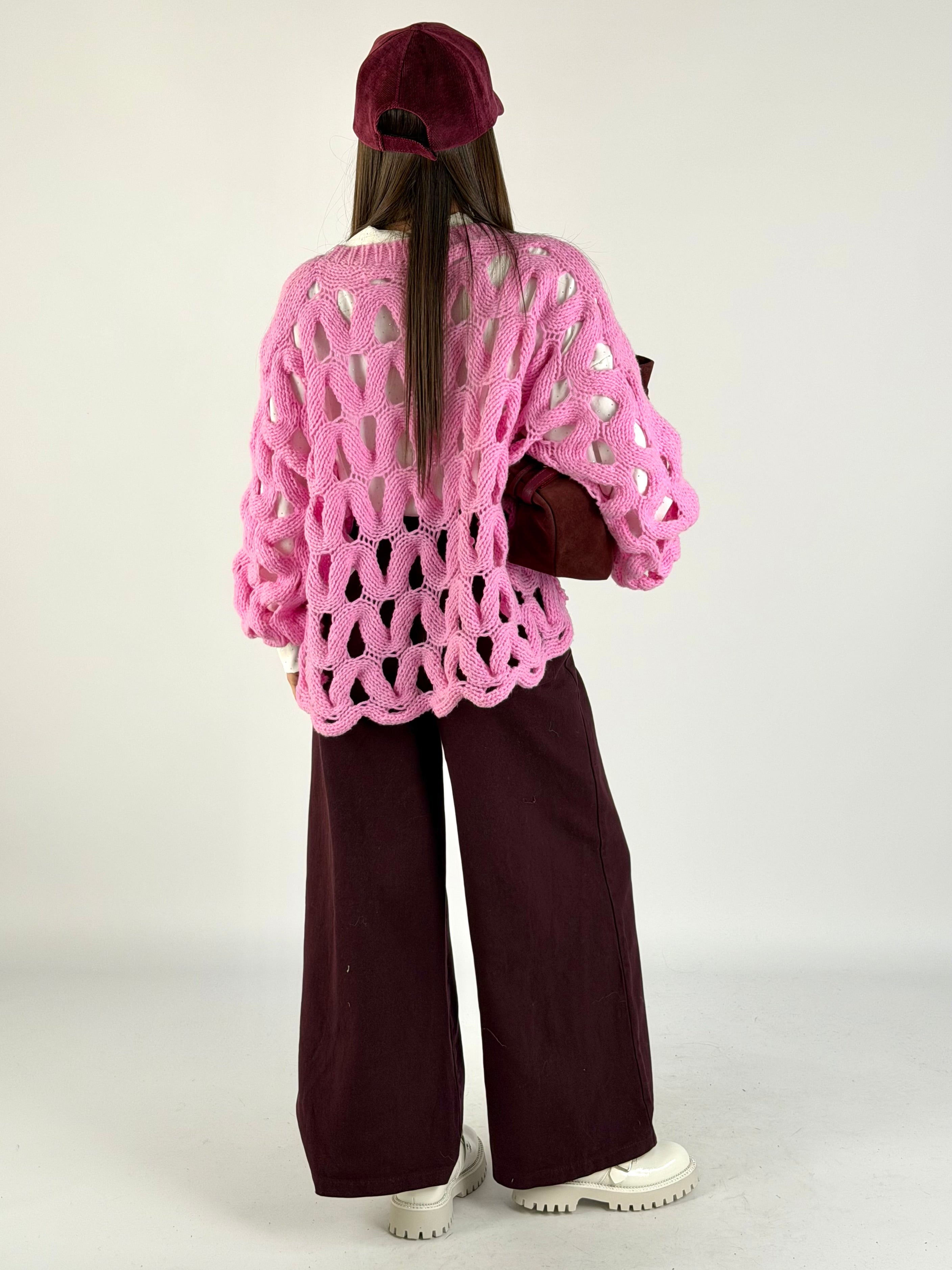 Pantalone Micol bordeaux