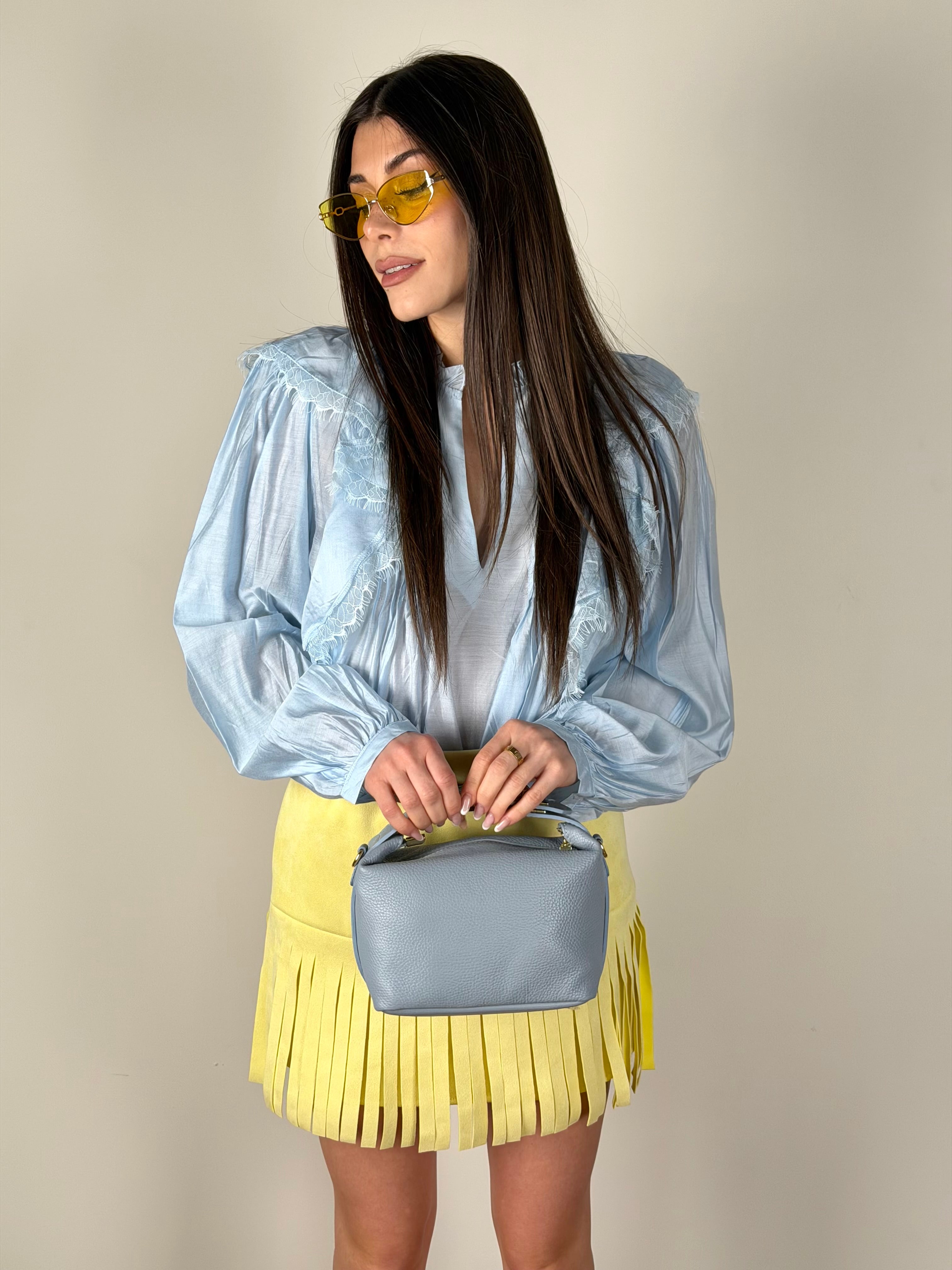 Camicia Vally celeste