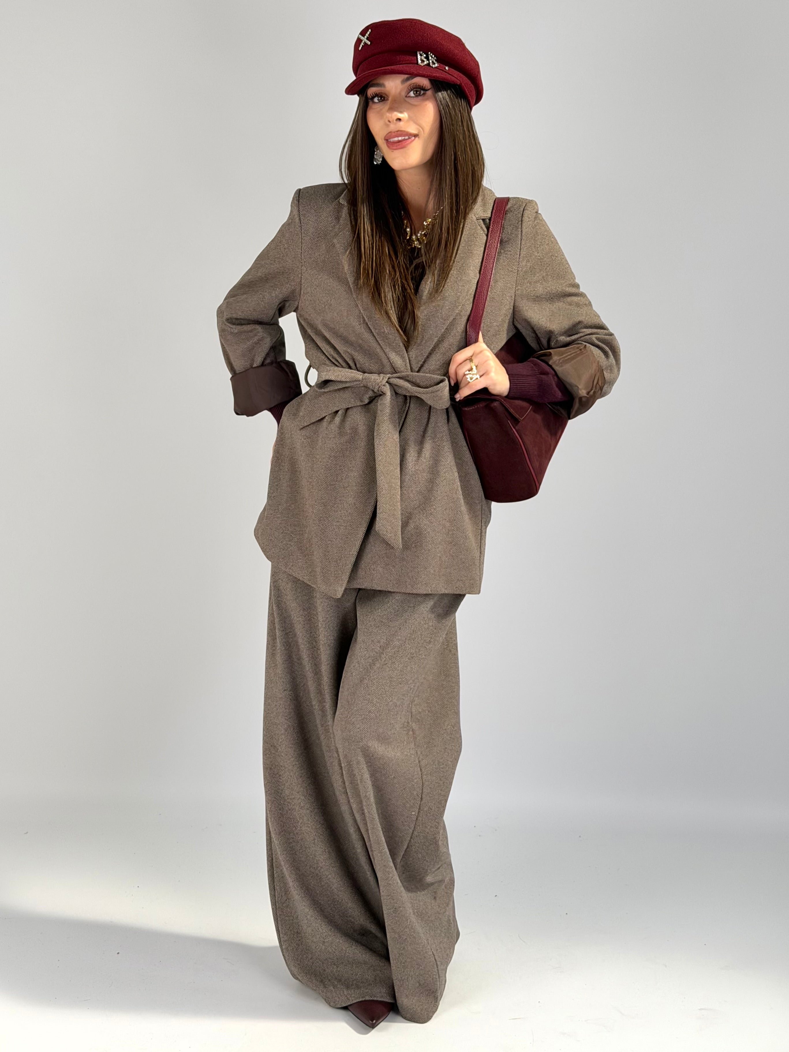 Giacca completo boucle